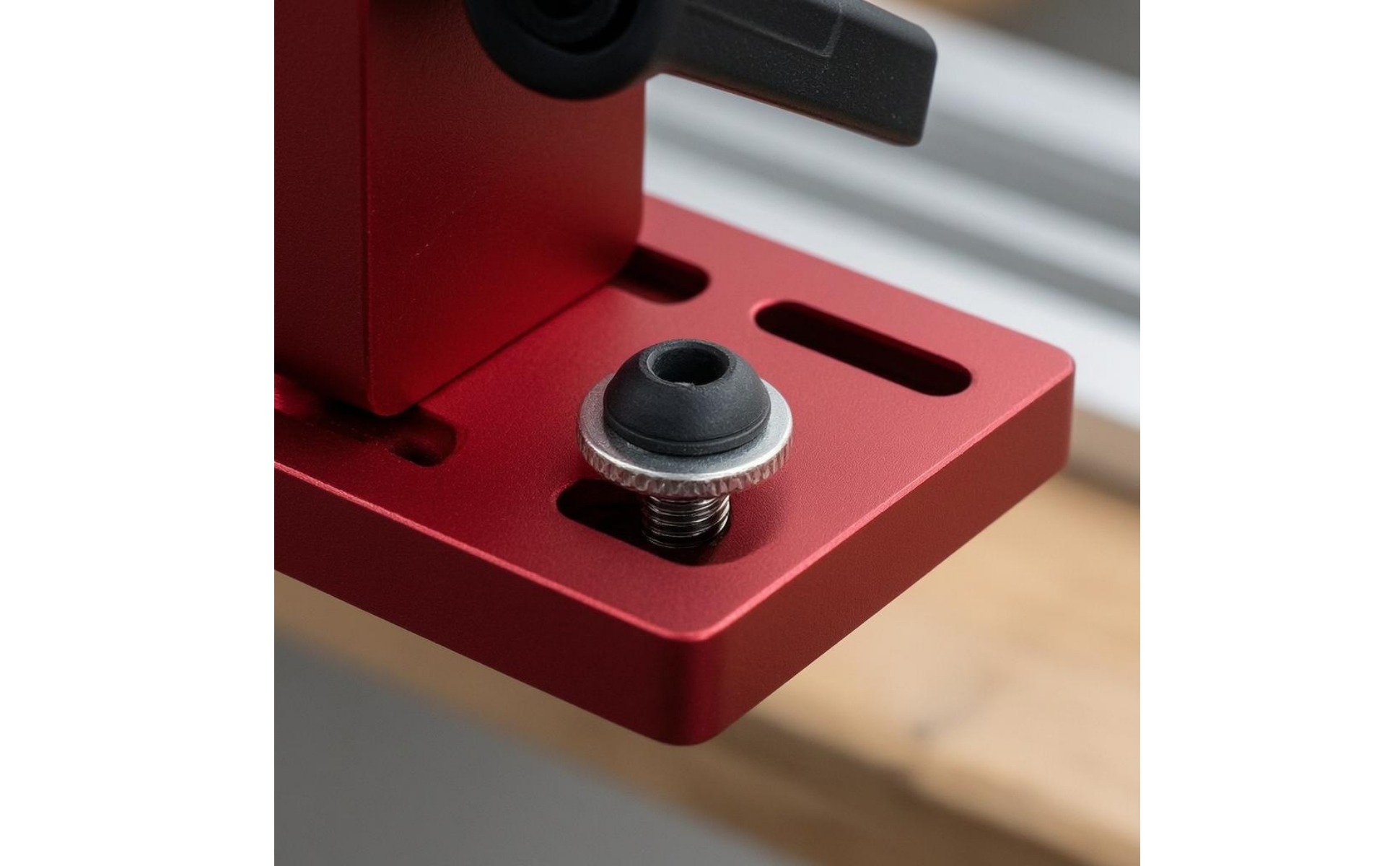 Maschinenanschlag aus Aluminium CNC-Gefräst verstellbarer Anschlag verstellbar