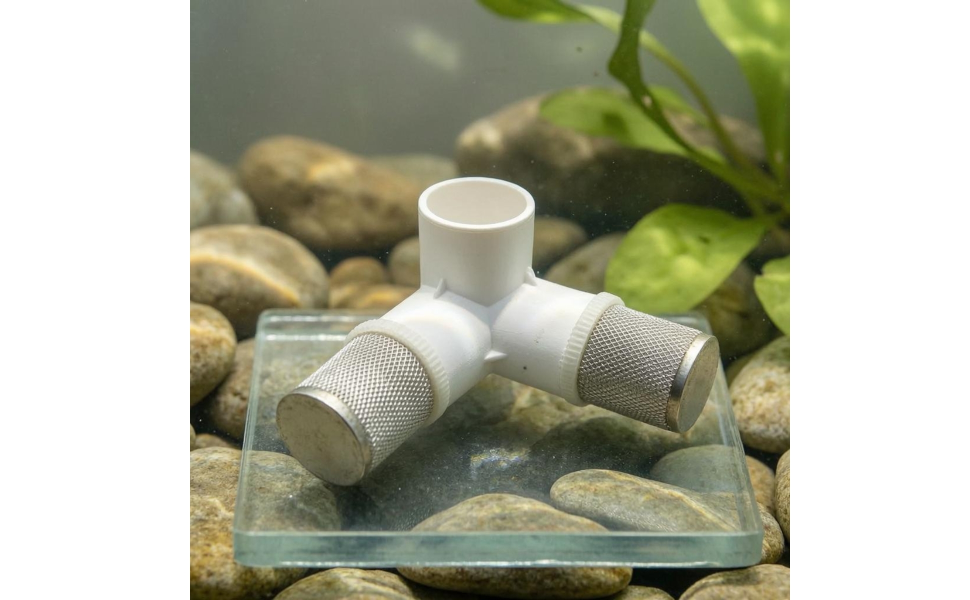 Raccord PVC T Maille Métallique Raccord Filtre Aquarium Acier Inoxydable