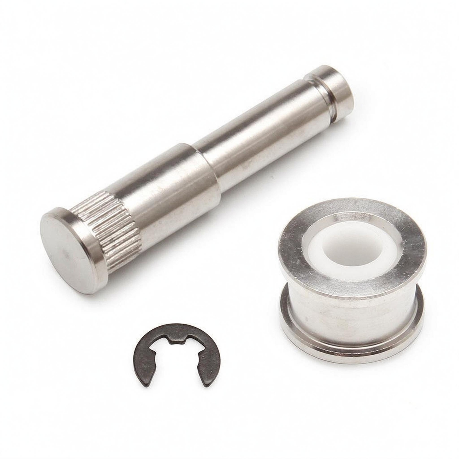 Door Hinge Pin and Bushing Kit Machined Surface Car Part Silver