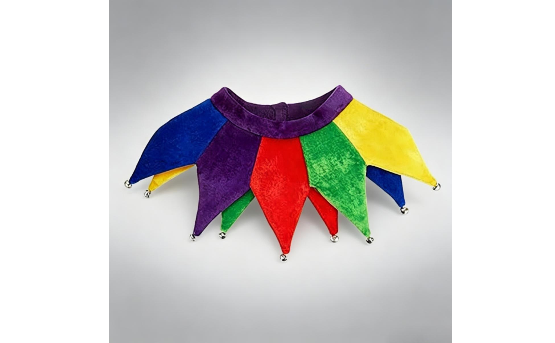 Jester Shoulder Cape Multicolor Jester Collar Bright Colors