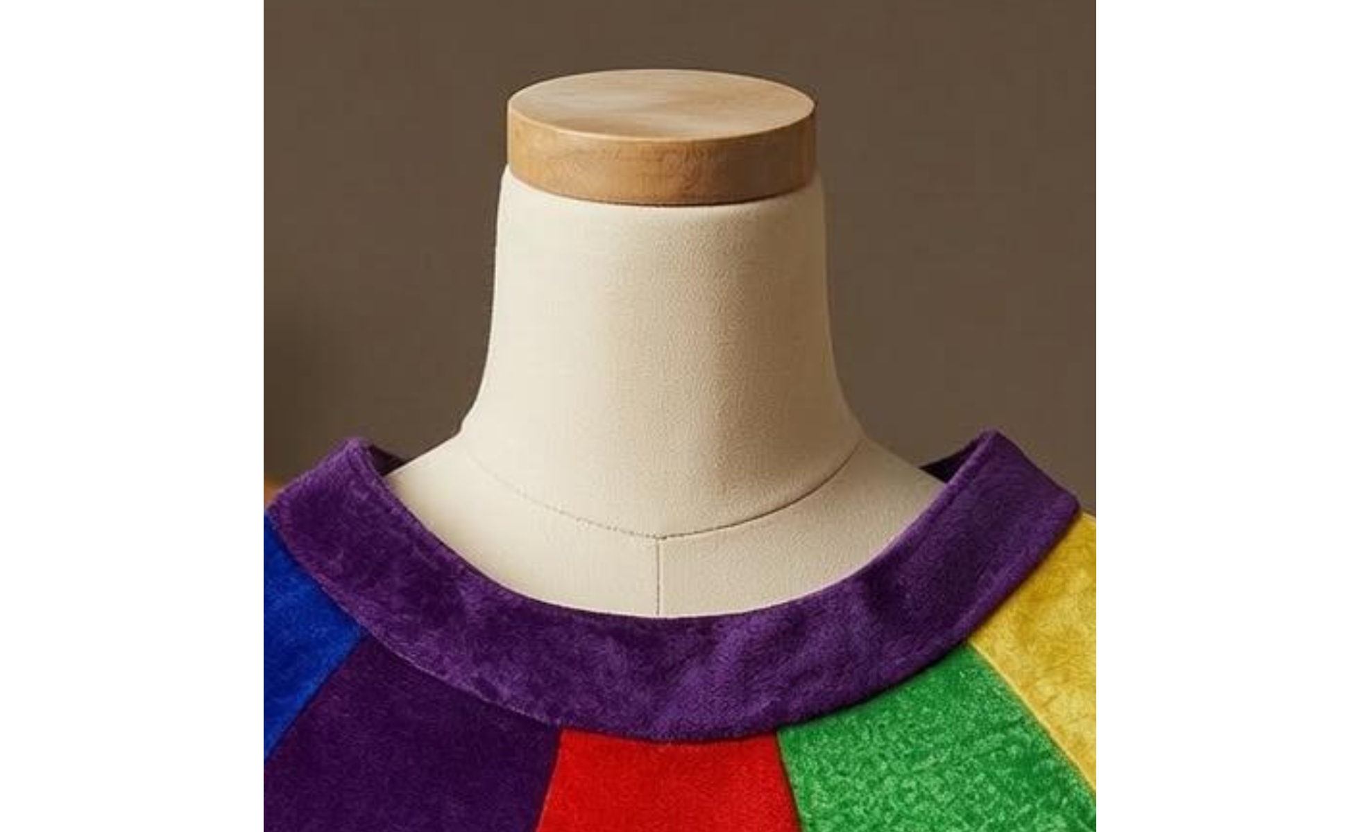 Jester Shoulder Cape Multicolor Jester Collar Bright Colors