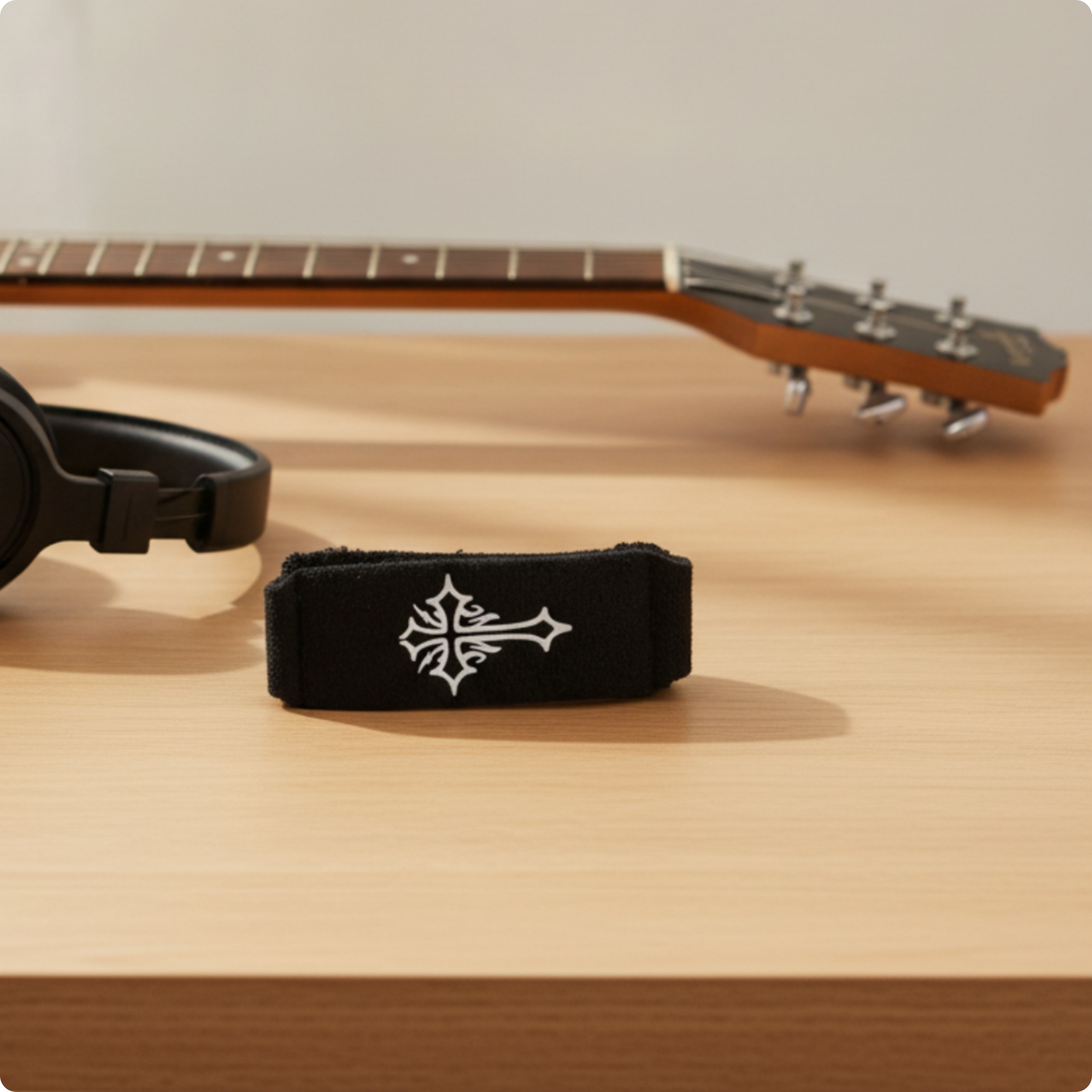 Gitarren-Saitendämpferband geräuschdämpfend Fretwrap Dämpfer Klettverschluss