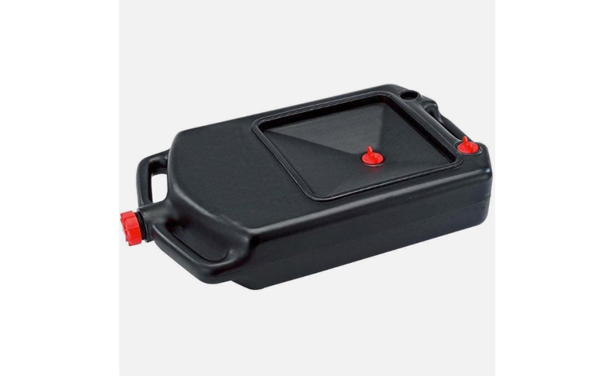 Oil Drain Pan Recessed Basin Low Profile Oil Drain Pan Side Handles