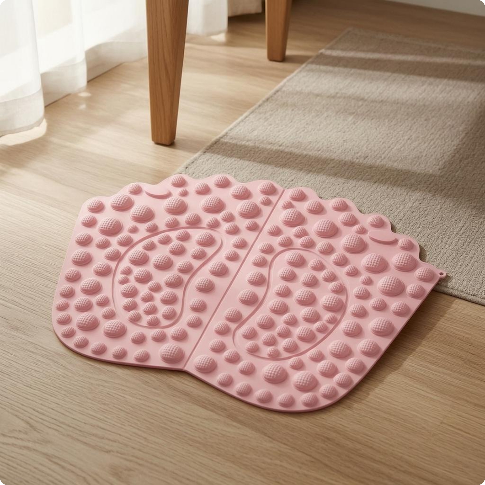 Foot Acupressure Mat Textured Fitness Aid Odorless
