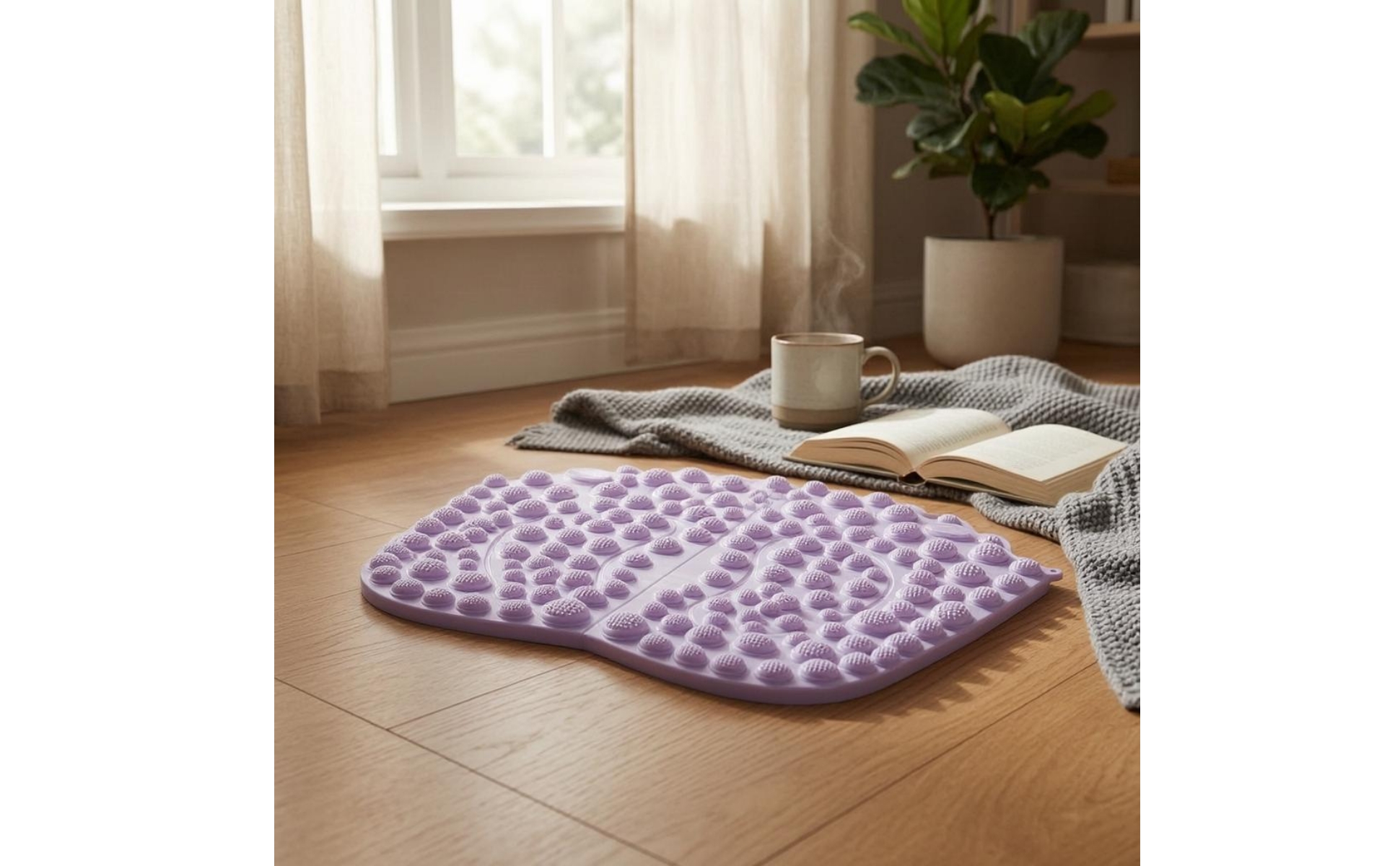 Cat Paw Massage Mat Molded Bumps Acupressure Foot Mat EVA