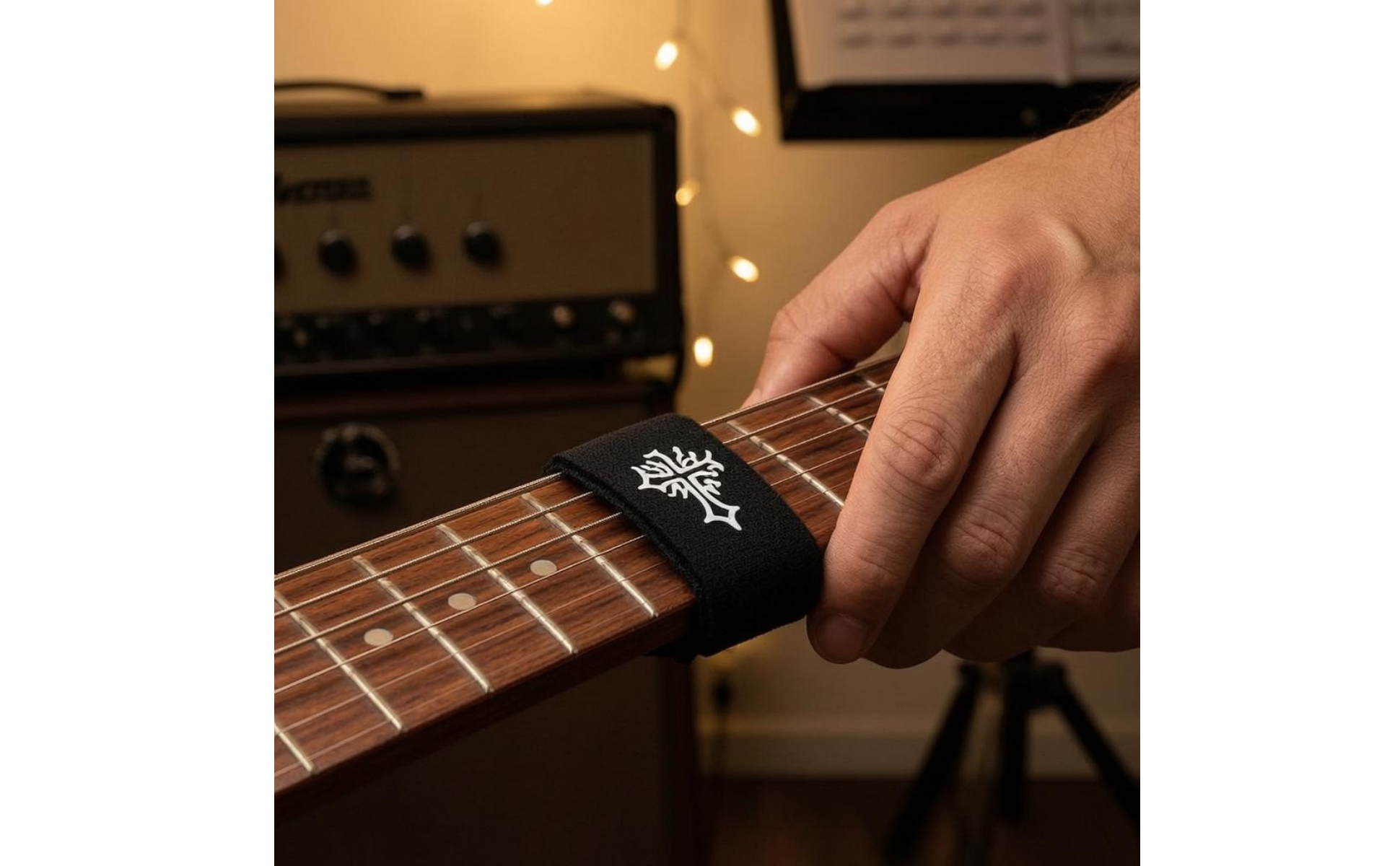 Gitarren-Saitendämpferband geräuschdämpfend KlettverschlussSaitendämpferband