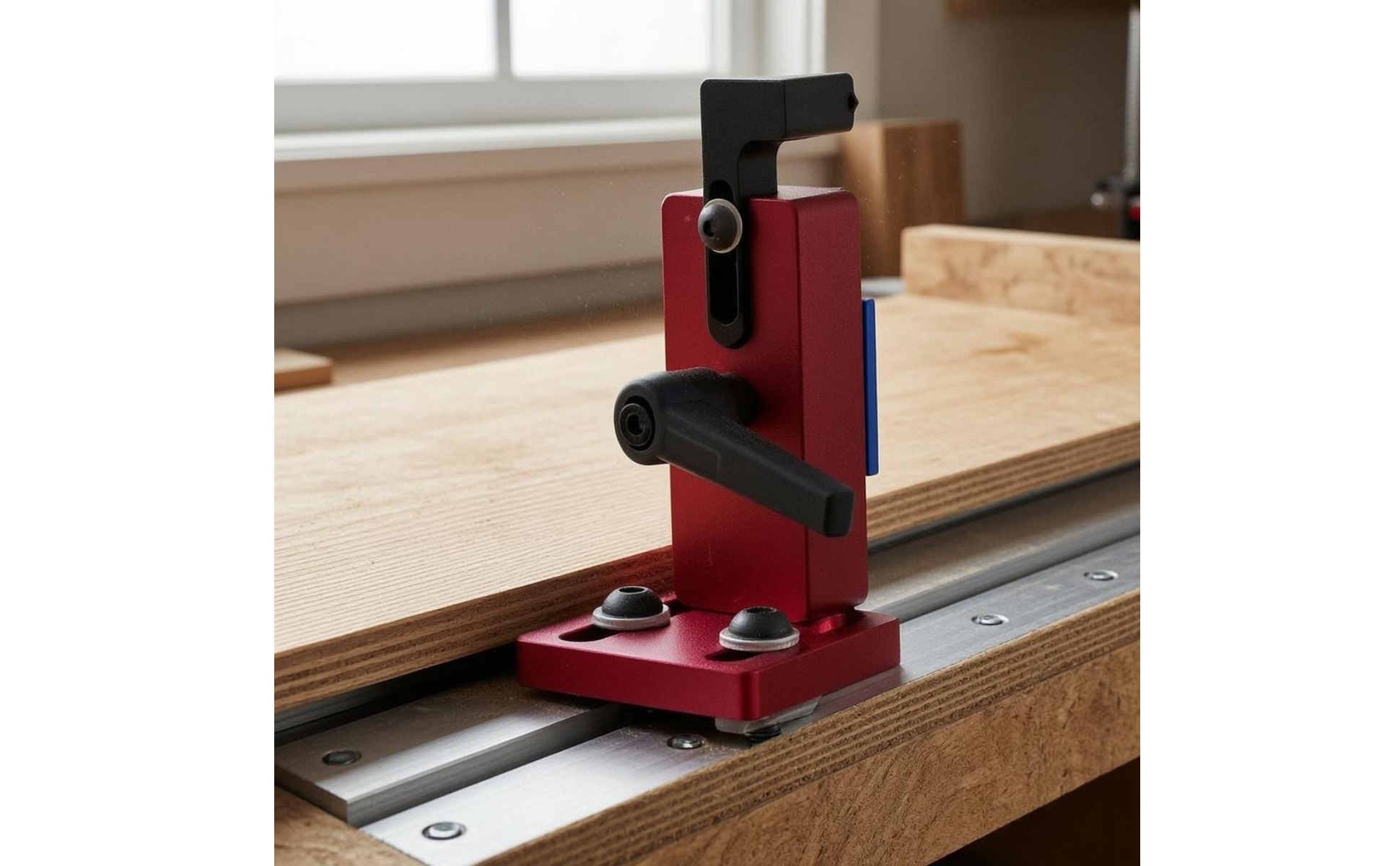 Maschinenanschlag aus Aluminium CNC-Gefräst verstellbarer Anschlag verstellbar