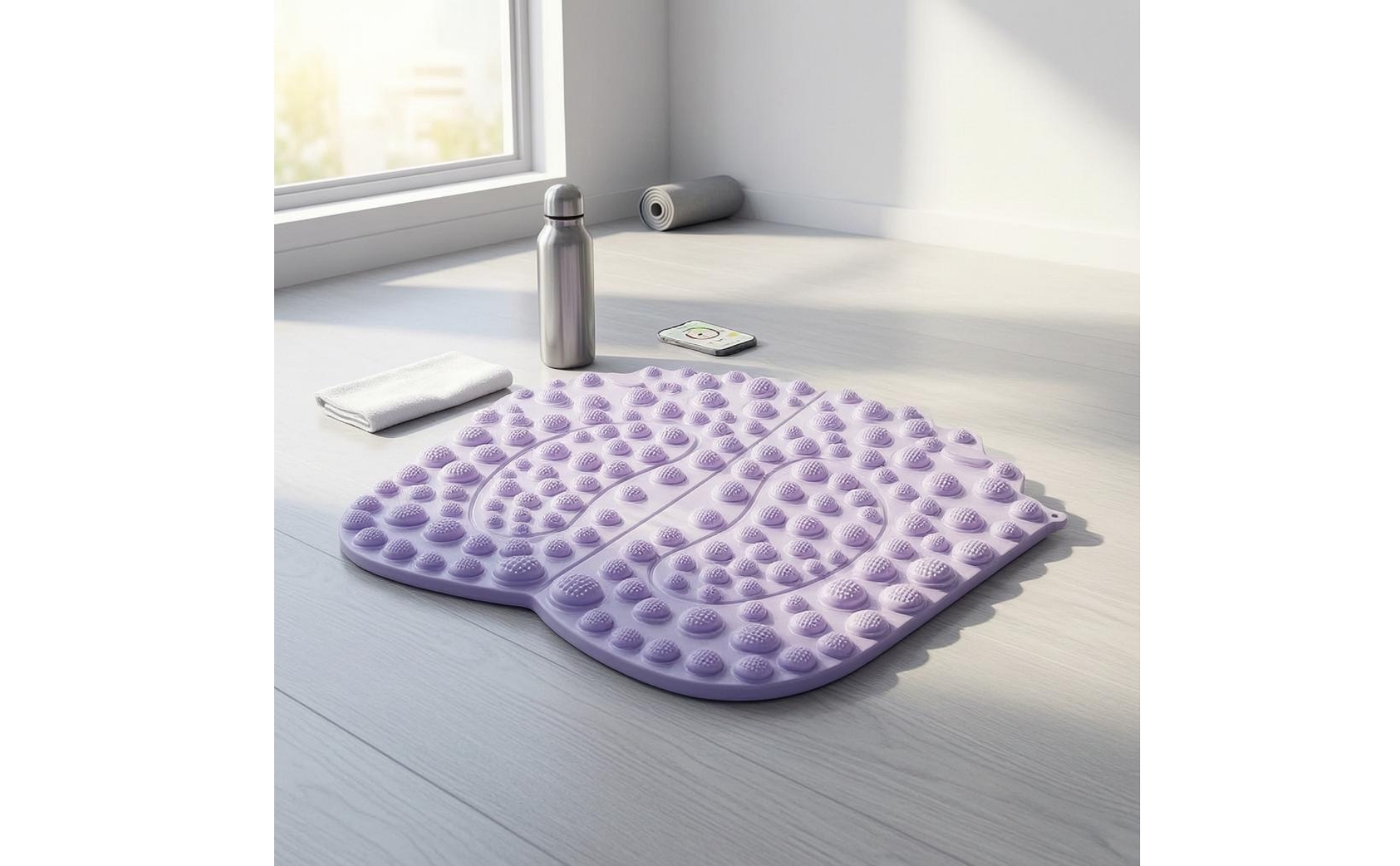 Cat Paw Massage Mat Molded Bumps Acupressure Foot Mat EVA