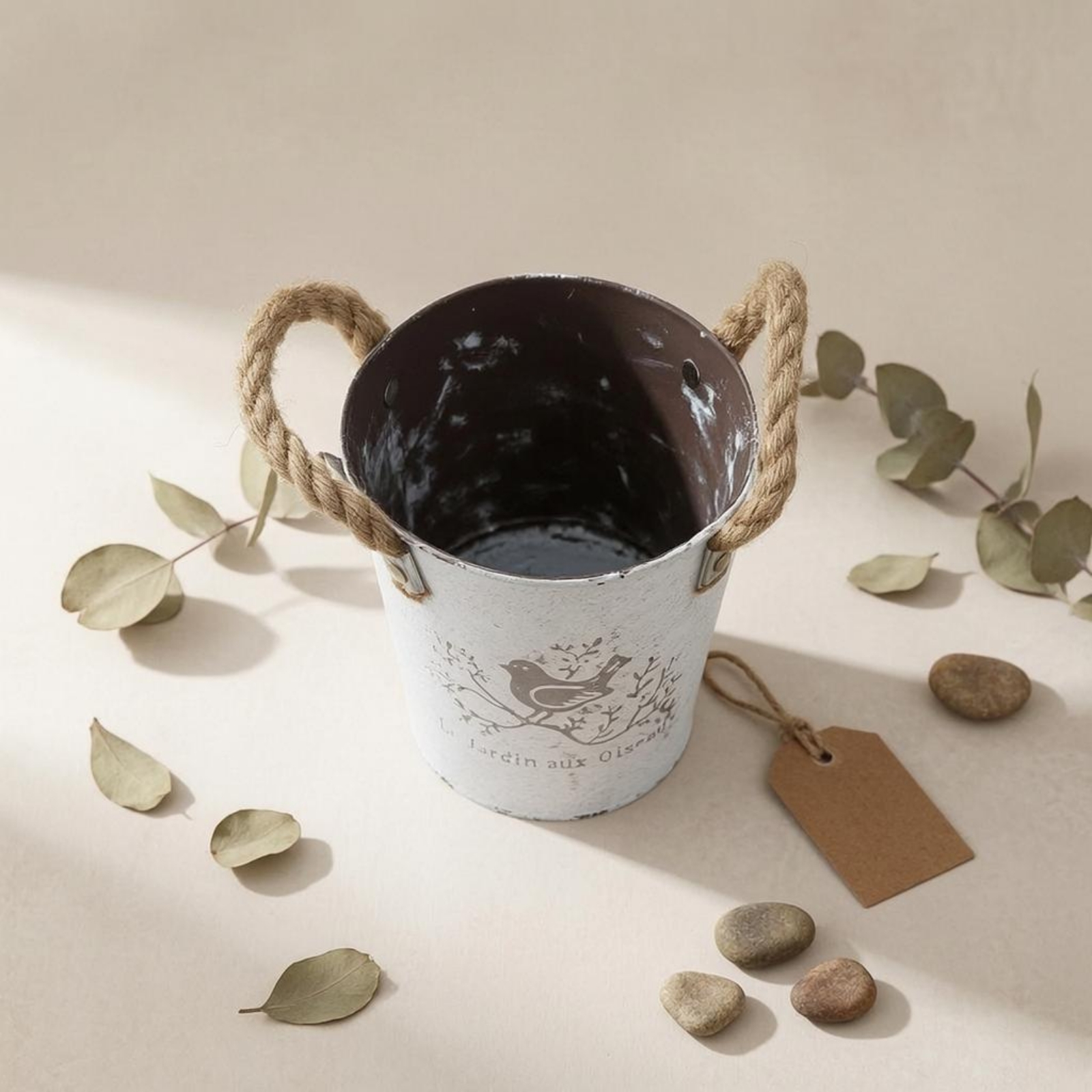 Rustic Bird Planter Iron Garden Decor Multi-Purpose - Produktbild 5