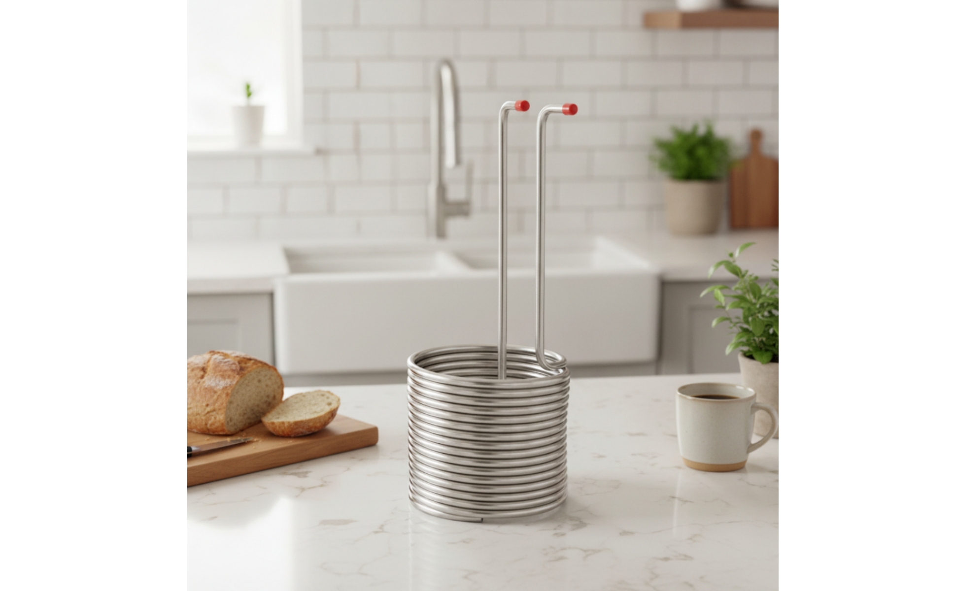 Coil Wort Chiller Rapid Chilling Stainless Steel Wort Chiller 3/8 Inch Tube