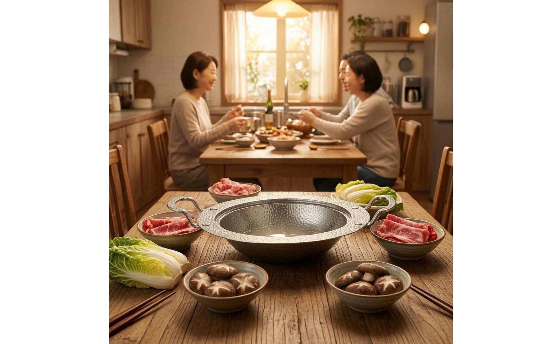 Round Stainless Steel Serving Pan One-Piece Construction for Cooking