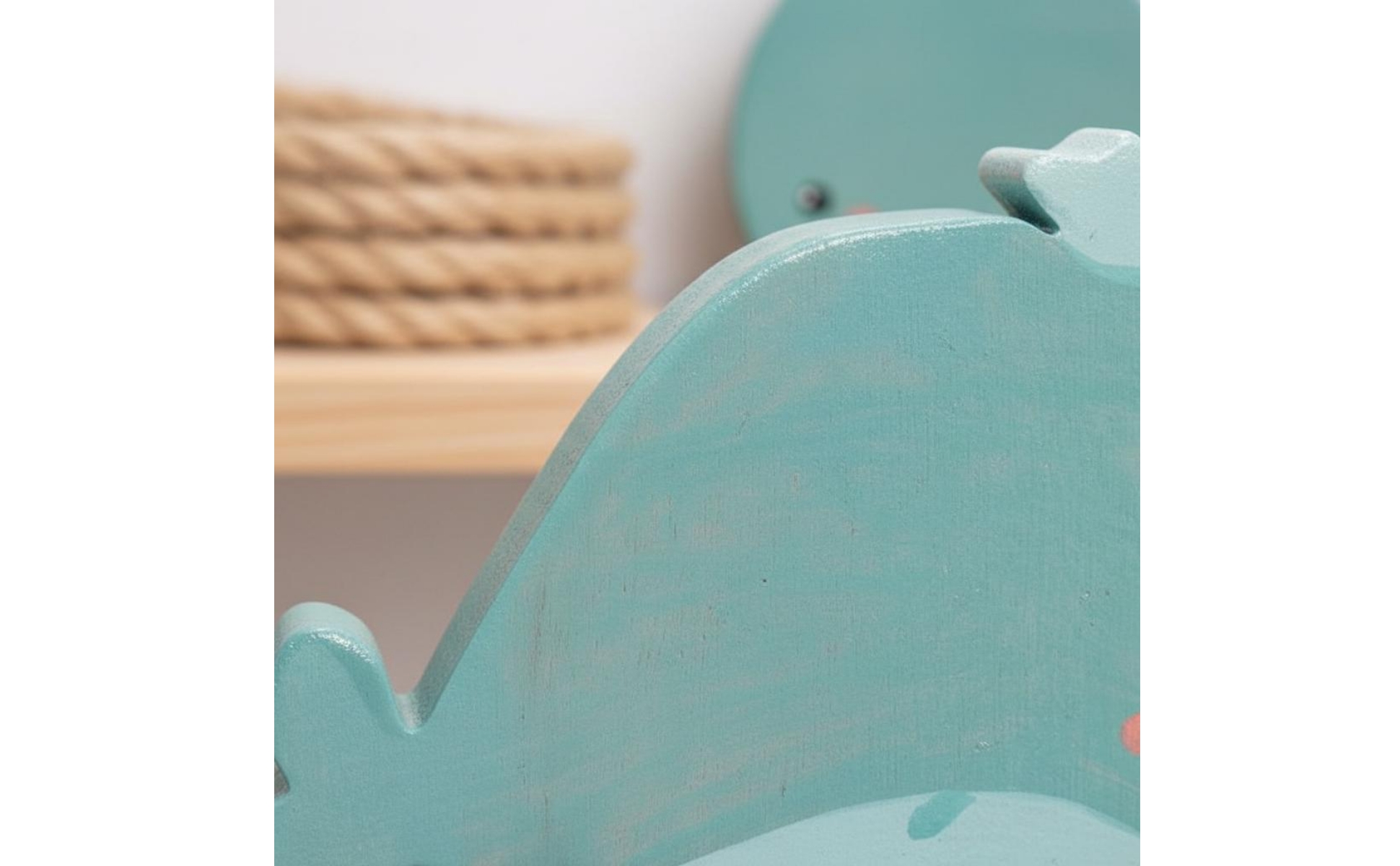Wooden Marine Mammal Figurine Cute Wood Marine Mammal Ornament Hand Carved