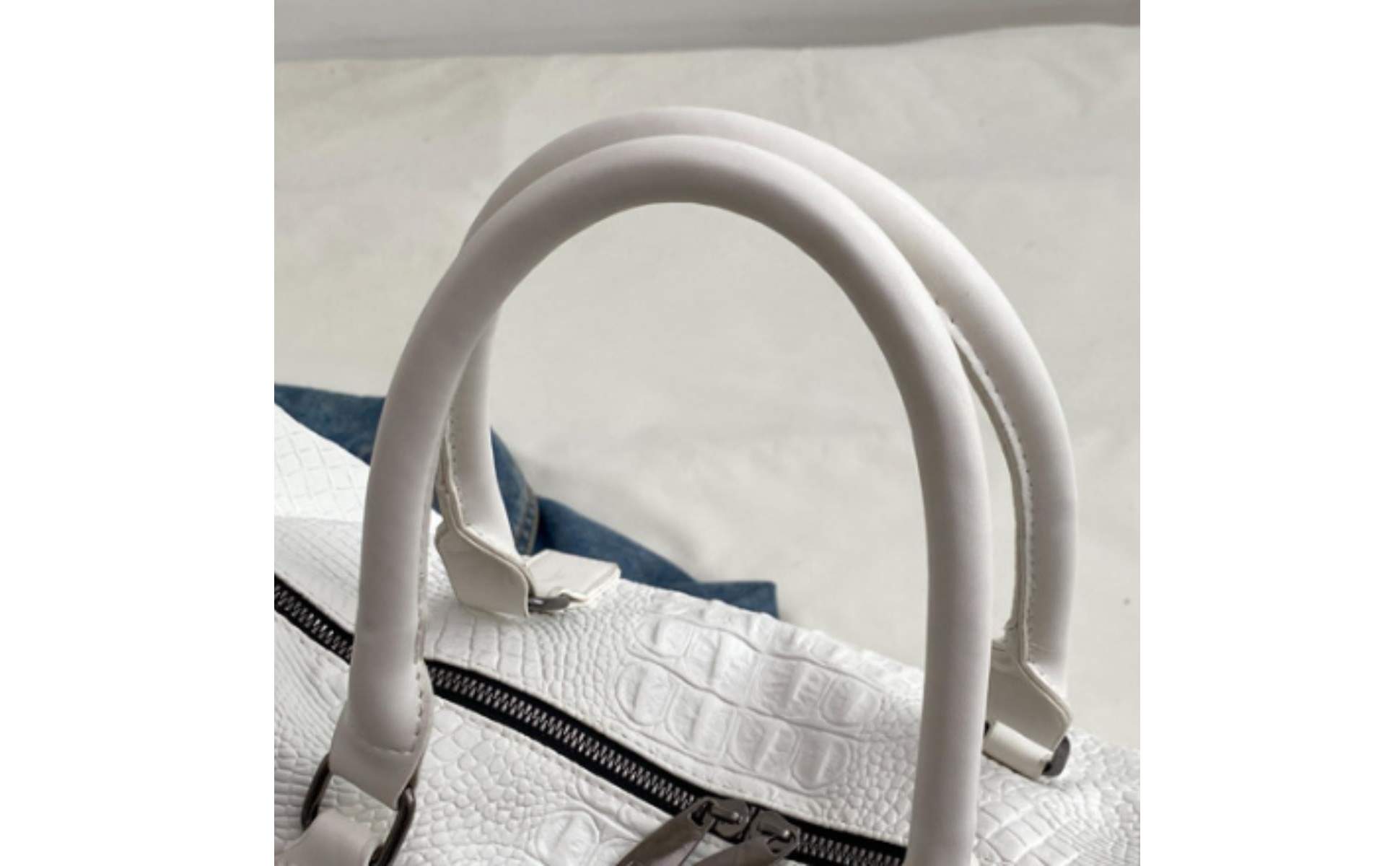 Embossed Duffel Detachable Shoulder Strap