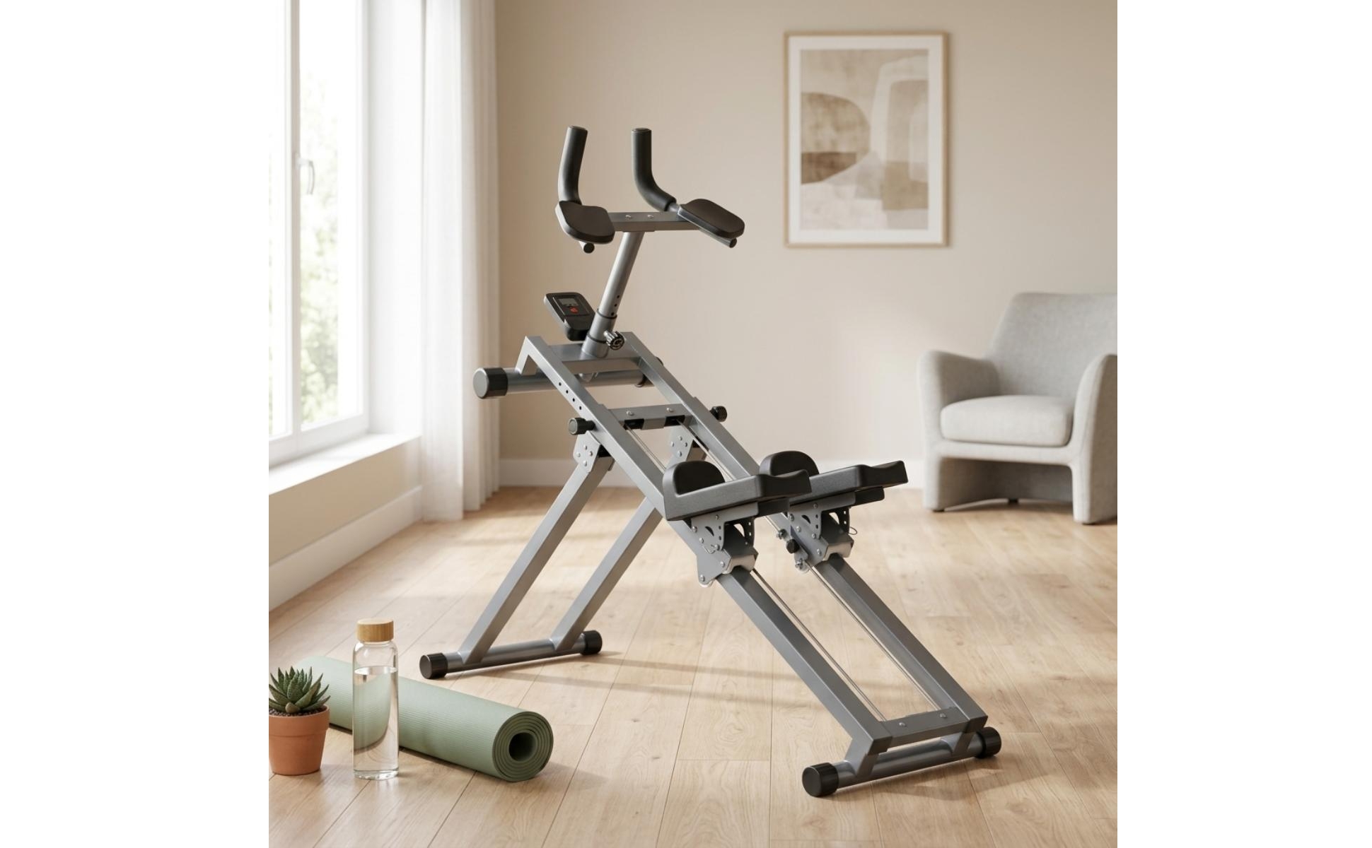 Klettermaschine Schaumstoffgriffe Bauchtrainer Gepolsterte Beinauflagen
