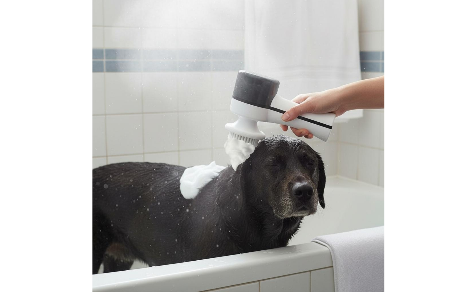 Pet Bath Bubble Machine Auto Mixing Rechargeable Pet Foam Sprayer Easy to Use
