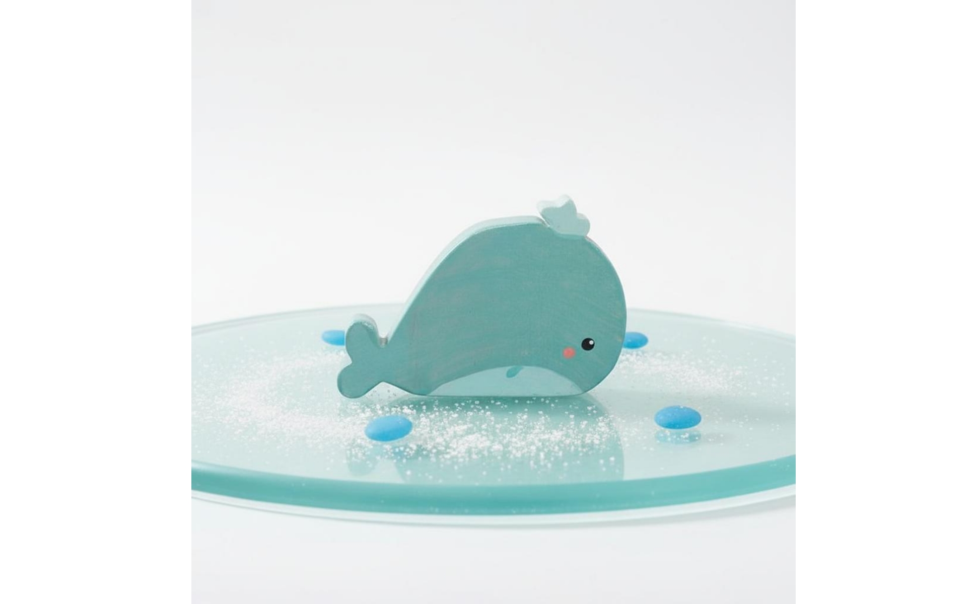 Wooden Marine Mammal Figurine Cute Wood Marine Mammal Ornament Hand Carved