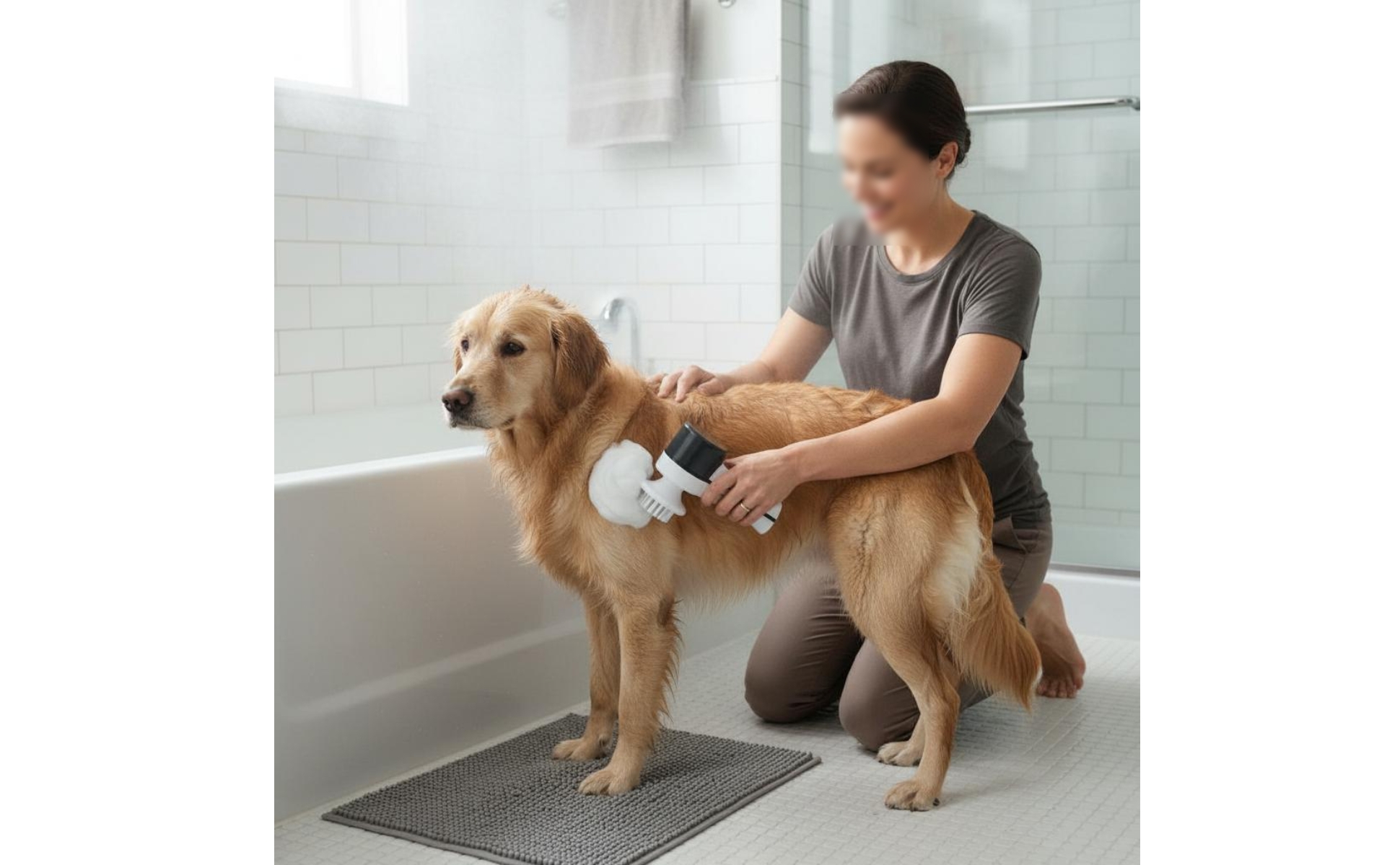 Pet Bath Bubble Machine Auto Mixing Rechargeable Pet Foam Sprayer Easy to Use