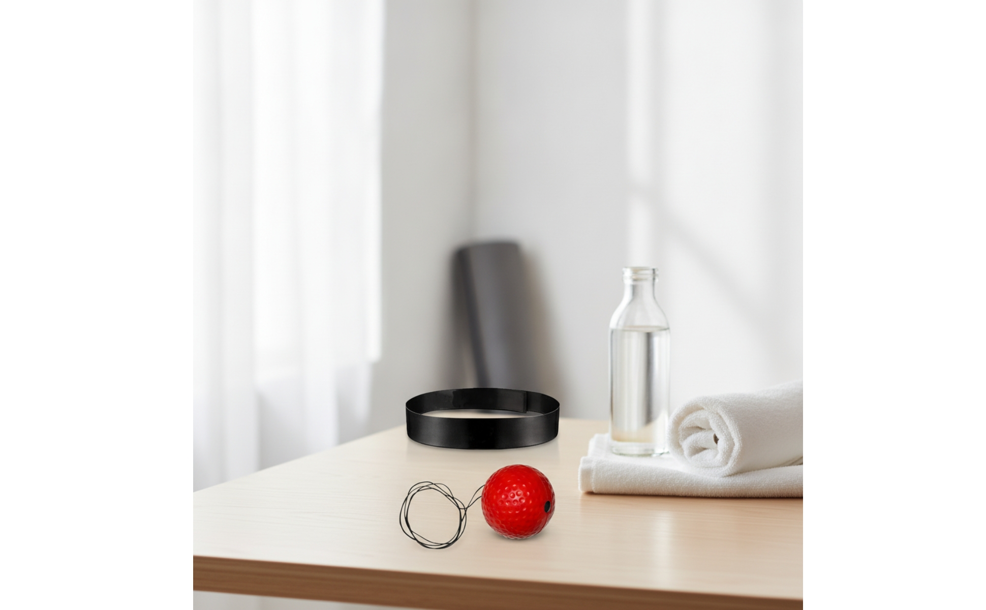 Boxing Reflex Ball Dimpled Surface Reflex Ball with Headband Cord Attachment