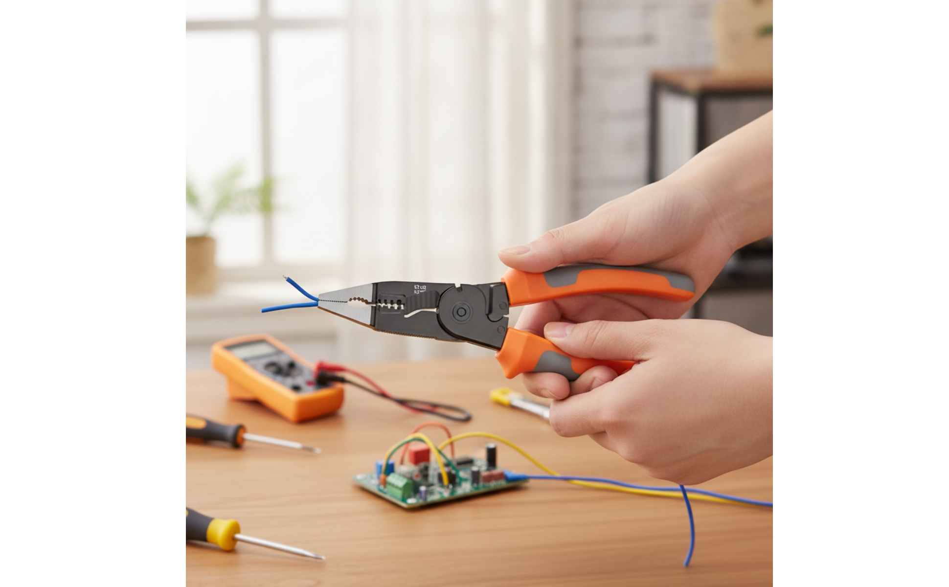 Federunterstützte Abisolierzange Federunterstützt Elektrische Abisolierzange