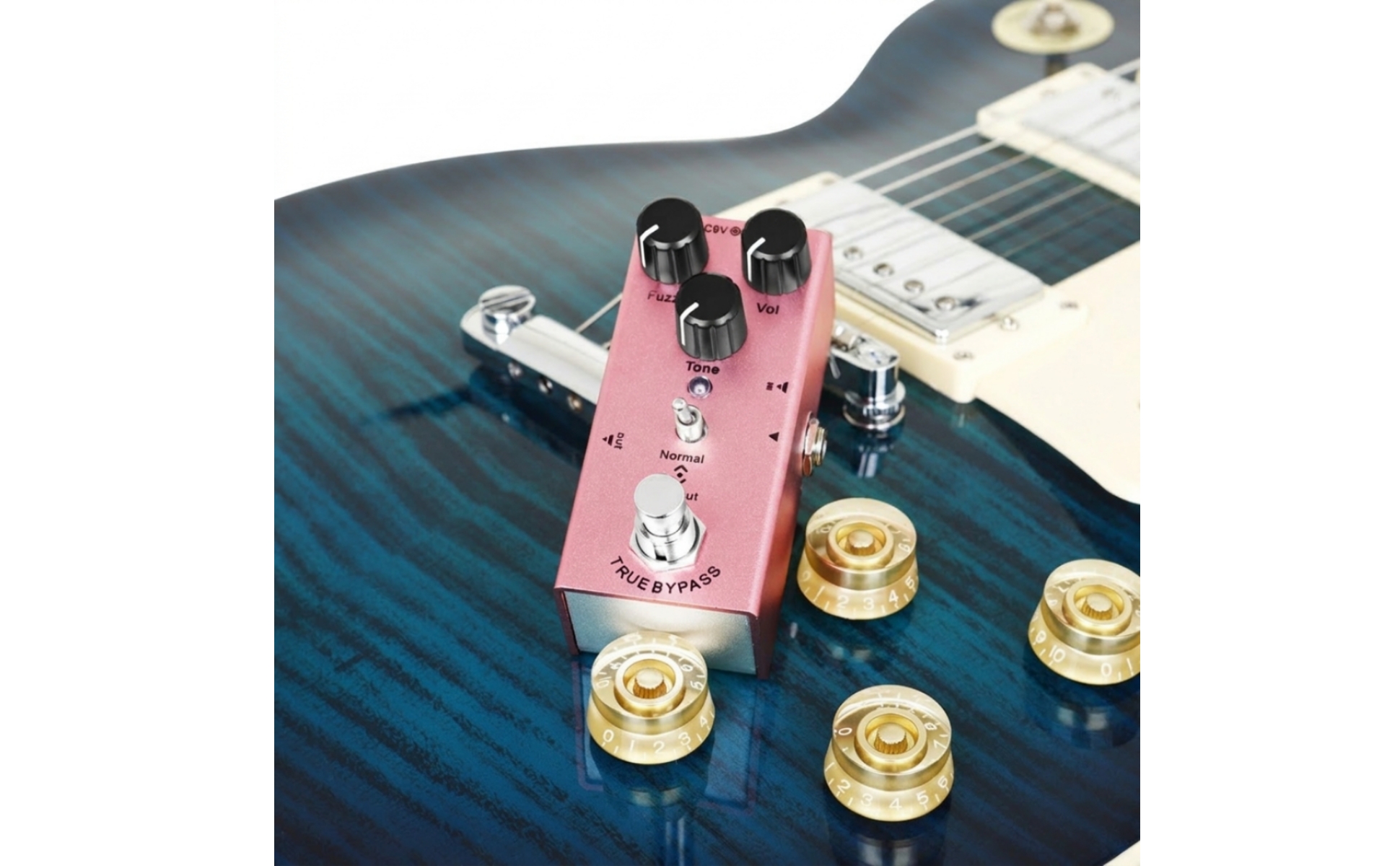 Guitar Fuzz Pedal True Fuzz Pedal 3 Knob