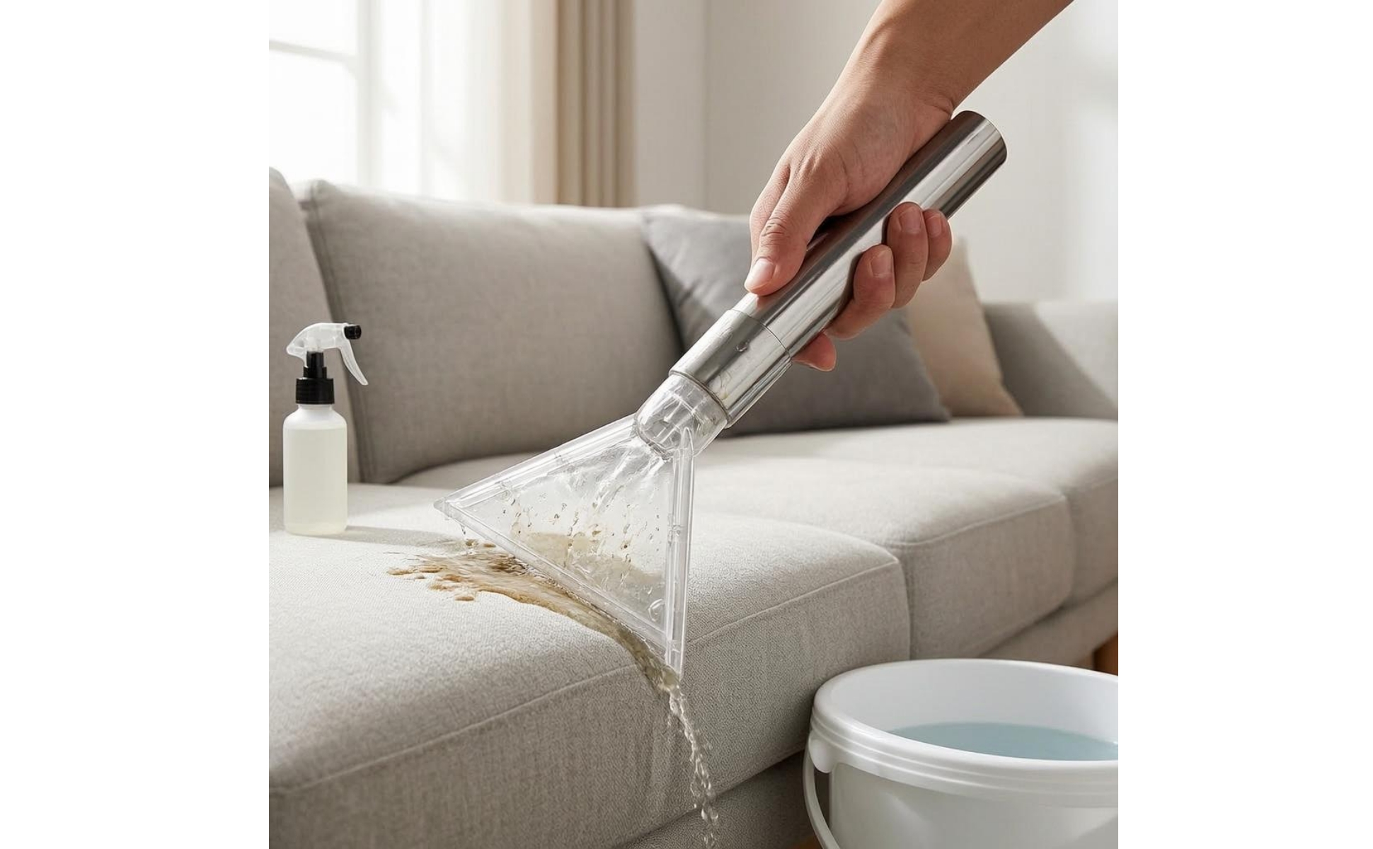 Transparente Saugdüse Transparent Polsterdüse Polsterreinigung für Sofa, Teppich