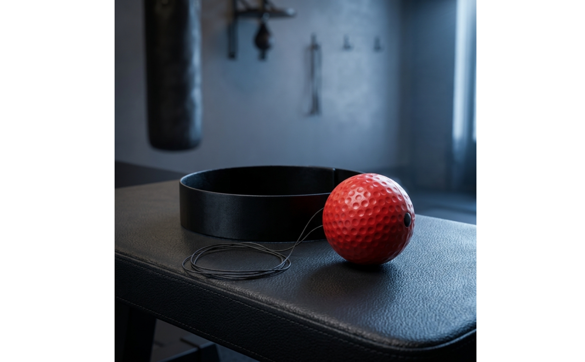 Boxing Reflex Ball Dimpled Surface Reflex Ball with Headband Cord Attachment