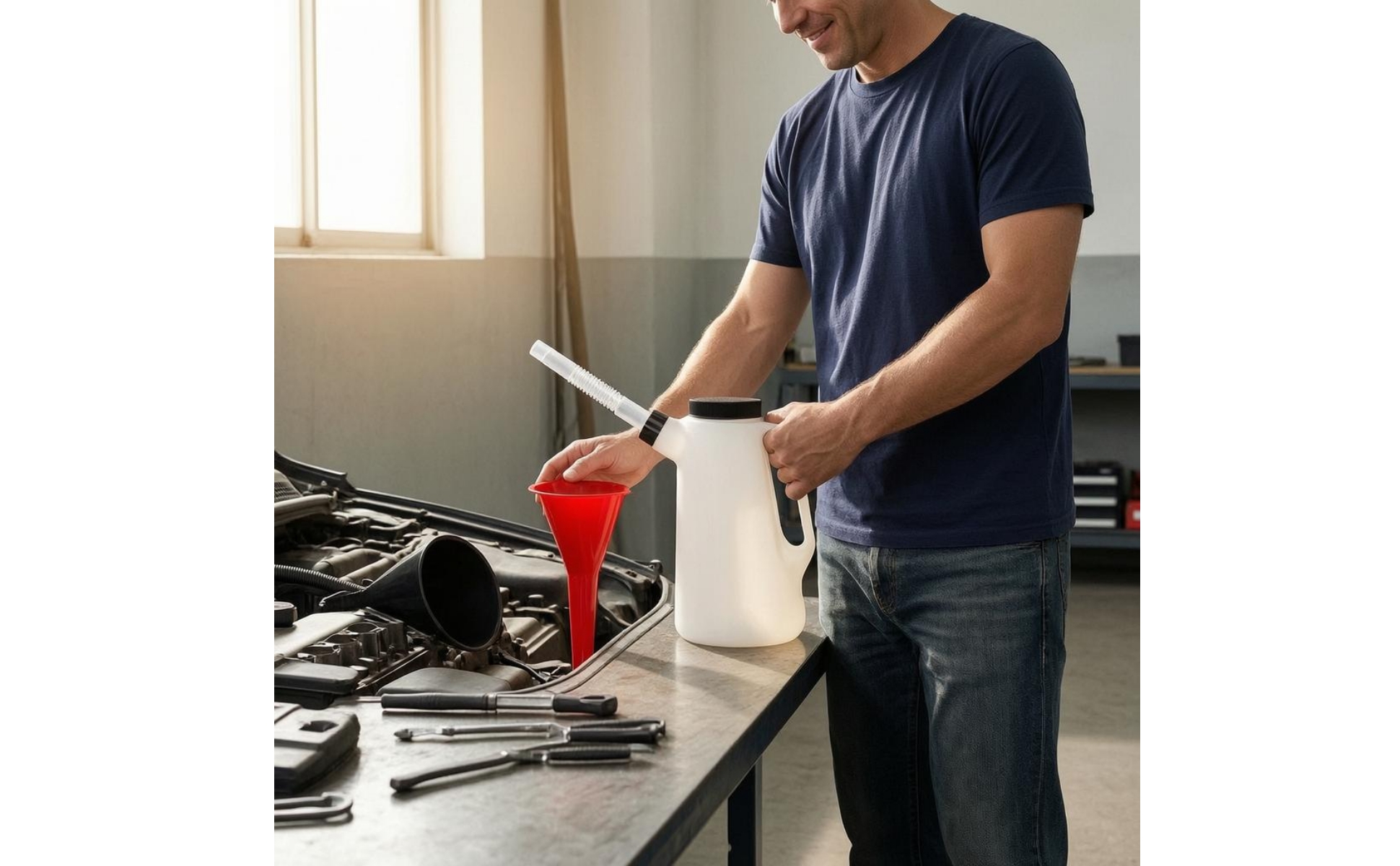 Oil Jug Measurement Marks Measuring Oil Jug Handle