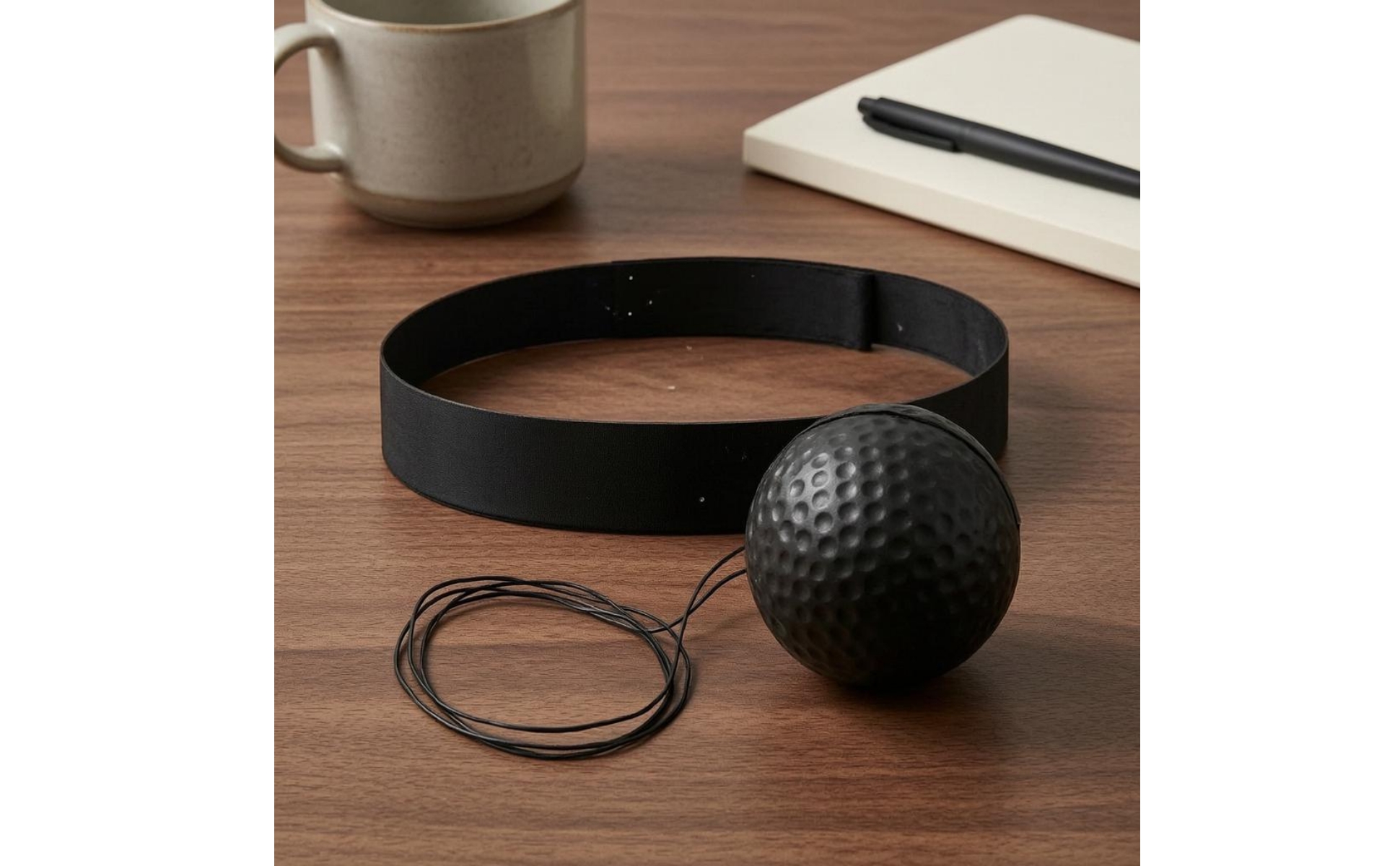 Boxing Reflex Ball Dimpled Surface Reflex Ball with Headband Cord Attachment