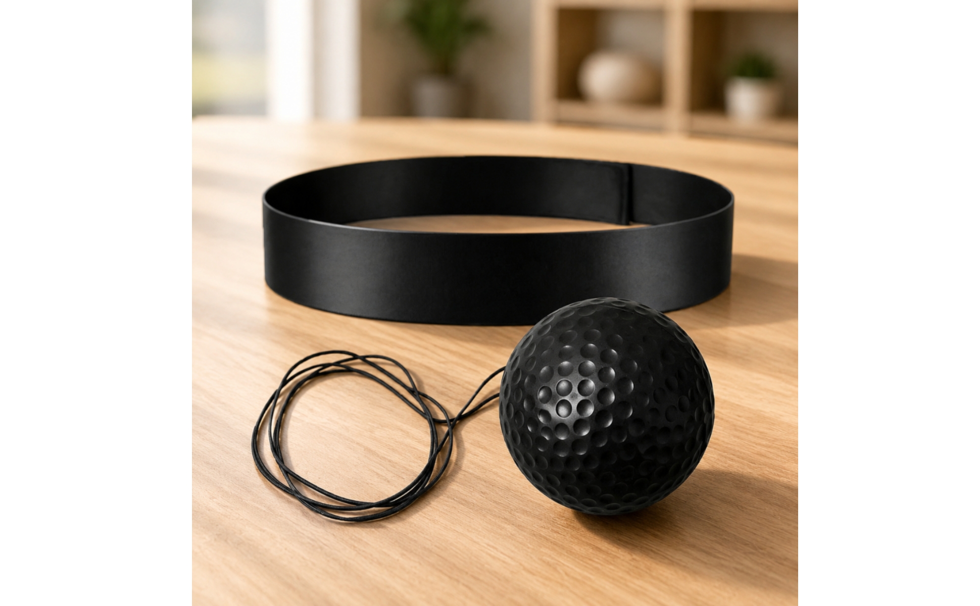 Boxing Reflex Ball Dimpled Surface Reflex Ball with Headband Cord Attachment