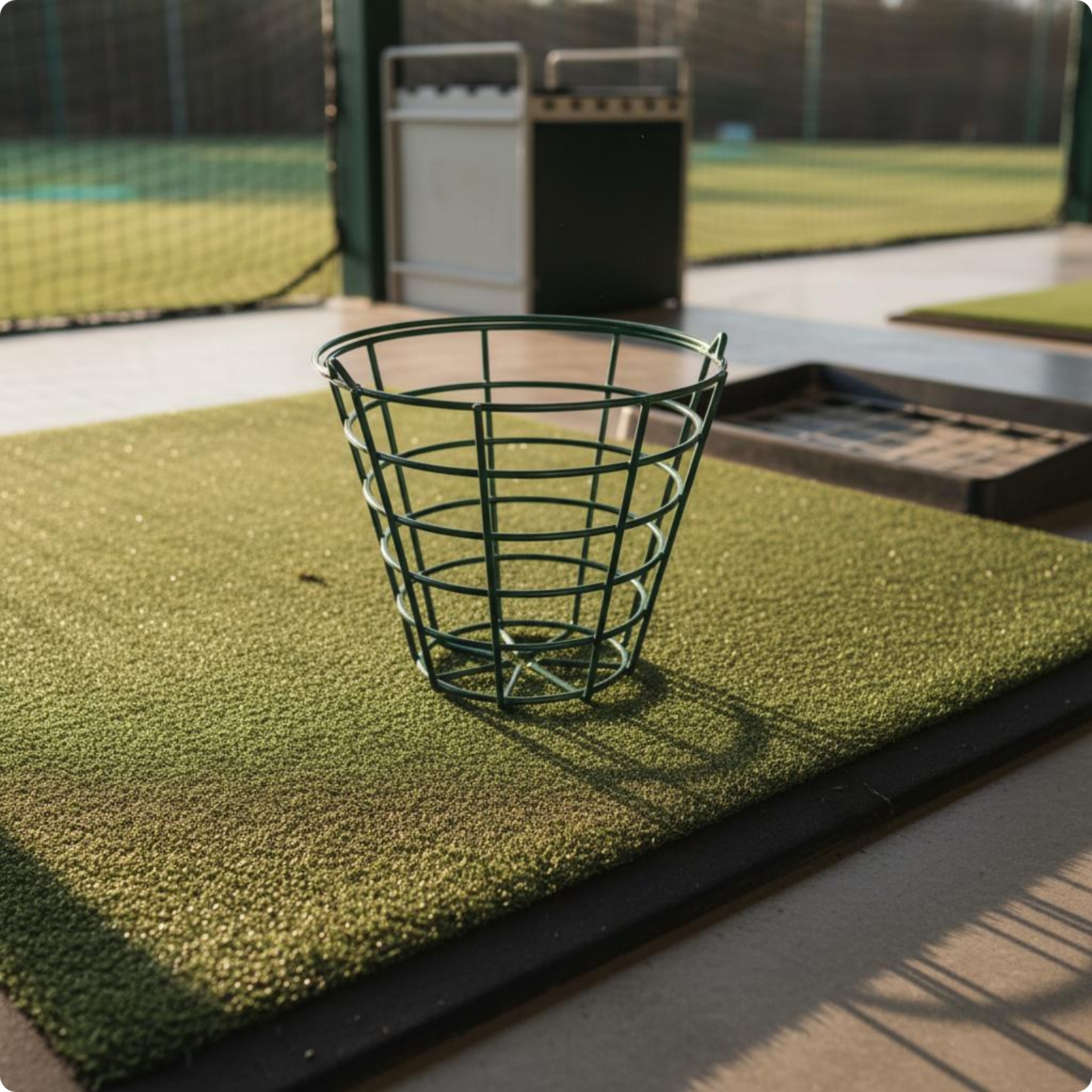 Tragbarer Golfballkorb Multifunktional Golfballsammler Korb für Trainingsplatz