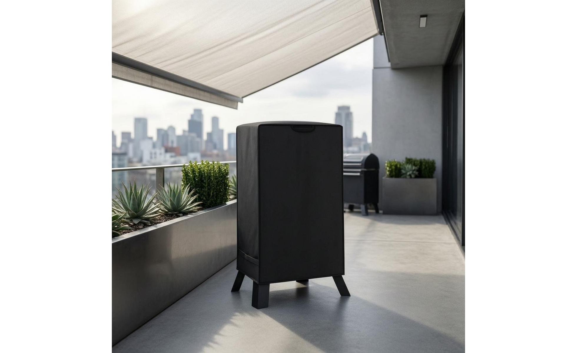 Smoker Cover 210D Oxford Cloth Rectangular Smoker Cover Fitted