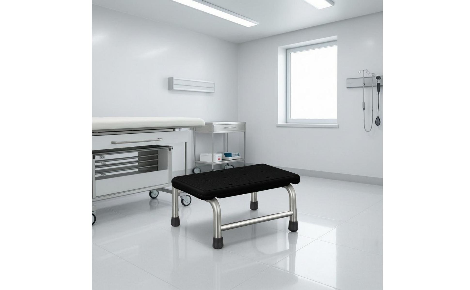 Marchepied Médical ABS Marchepied En Acier Inoxydable Angles Arrondis