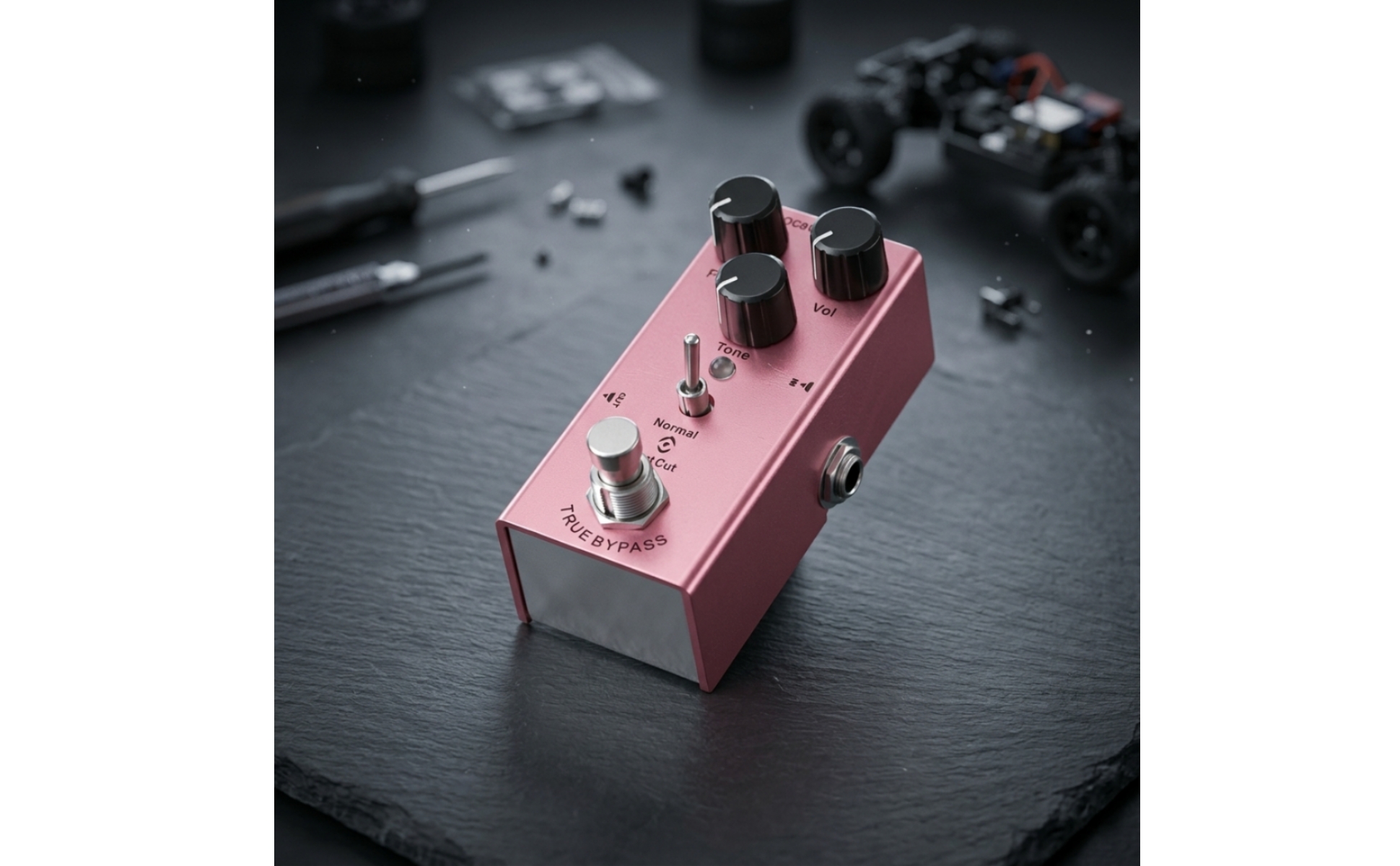 Guitar Fuzz Pedal True Fuzz Pedal 3 Knob