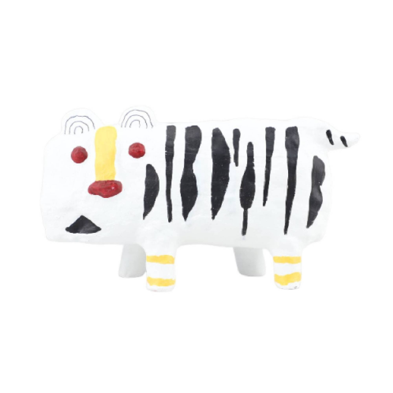 Handbemalte Tierfigur handbemalt bemalte Tierfigur cartoonartig für