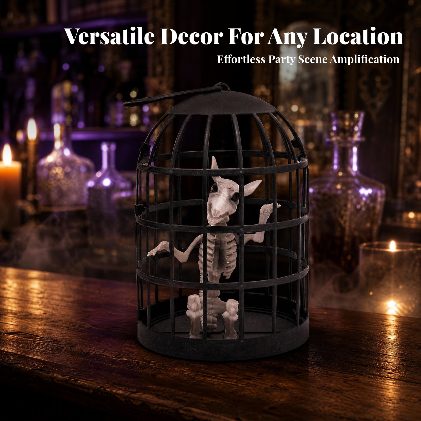 Lightweight Enclosed Skeleton Vertical Upright Rods Statuette - Produktbild 7