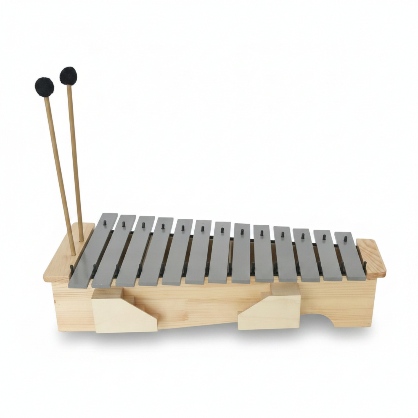 13-Tone Xylophone Educational Aluminum-Bar Xylophone Tuned Tone Plates