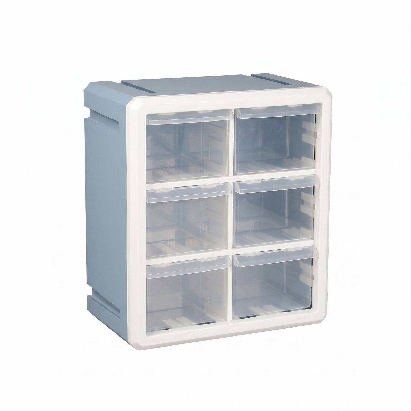 6 Drawer Storage Box Space Saving Upright 6 Drawer Organizer for Office