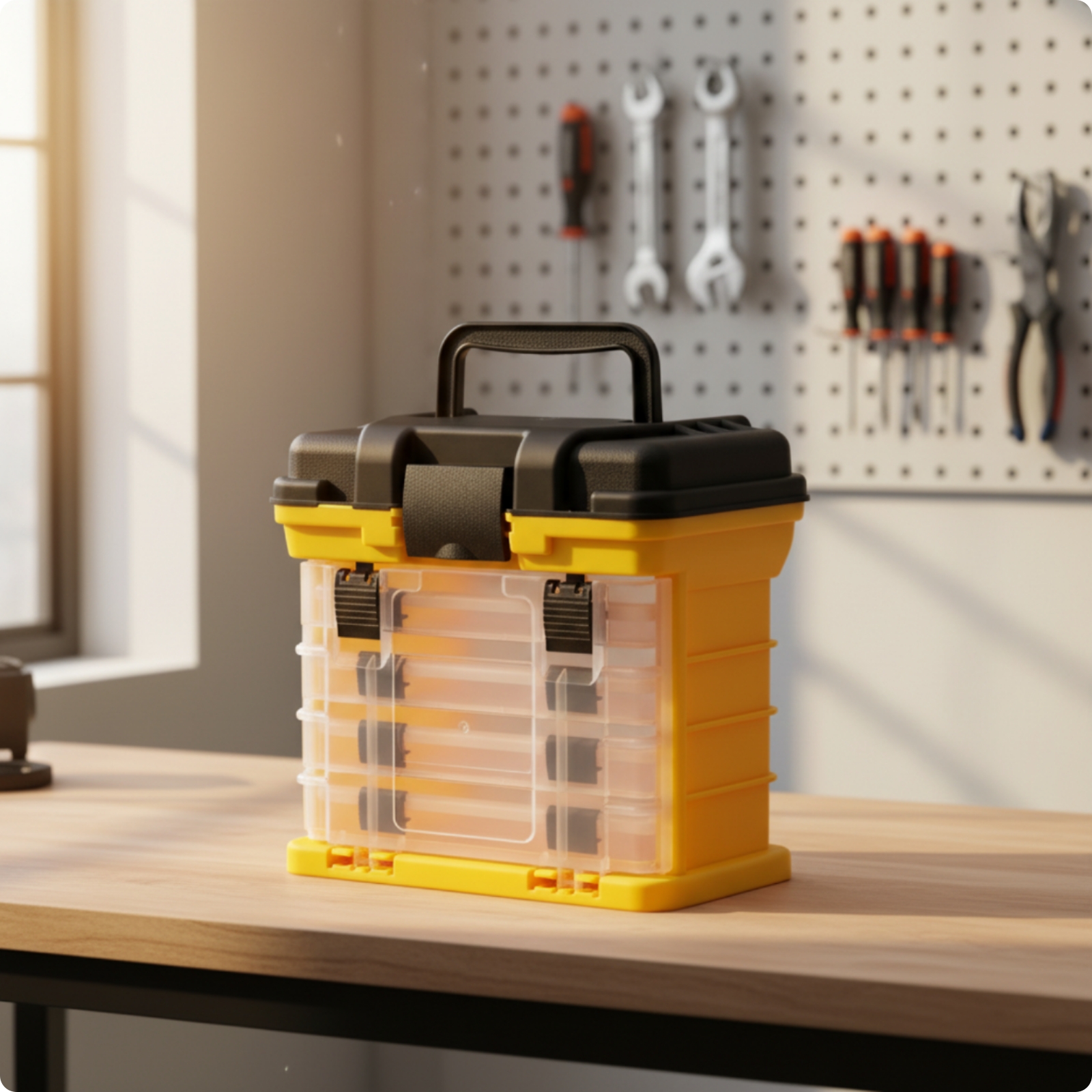 Multi-Drawer Tackle Box Stacked Compartments Fishing Tackle Box