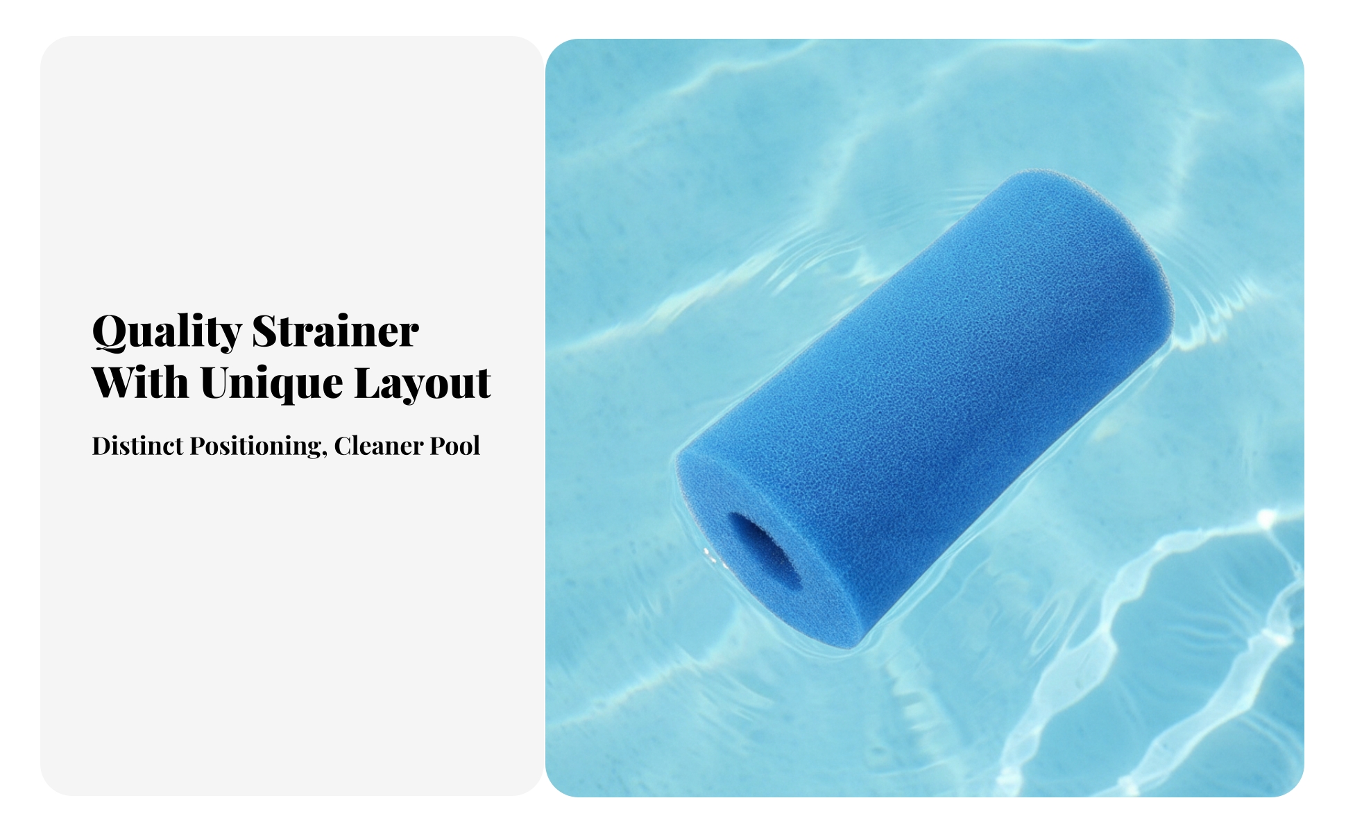 Pool Cleaner Filter Sponge Porous Pool Filter Sponge Central Hole
