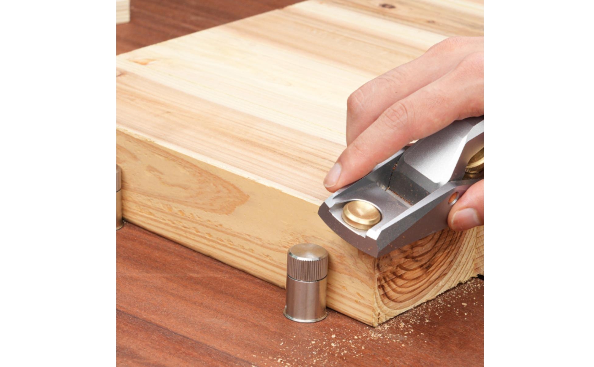 Self-Locking Table Stop Manual Twist Lock MFT Bench Stop Knurled Grip