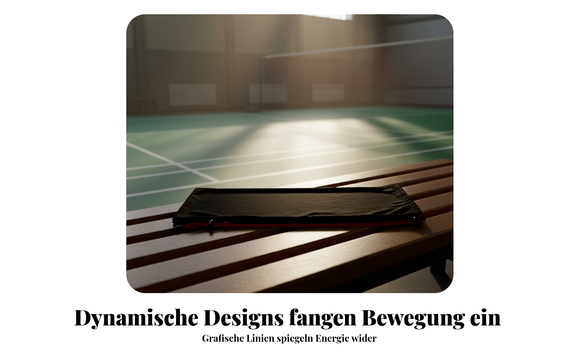 Badminton-Schlägerhülle schwarz Badminton-Schlägerbeutel Stoff