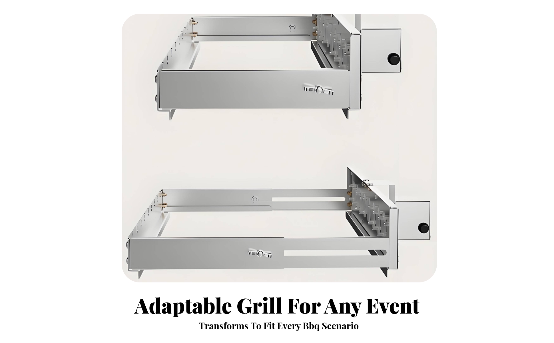 Rotating Barbecue Grill Rack Built-in Motor Motorized Skewer Rack