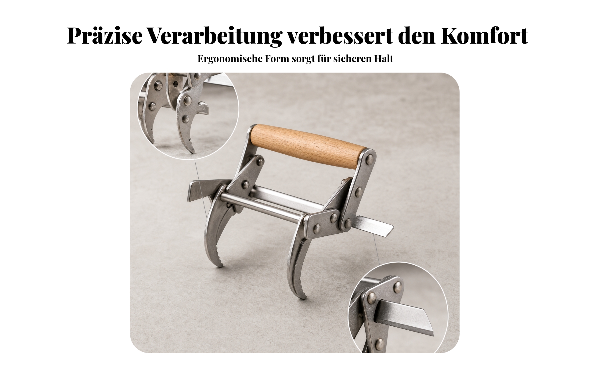 Bienenstockrahmenheber Verzinkt Rahmenklemme Zwei Klemmbacken für Imker