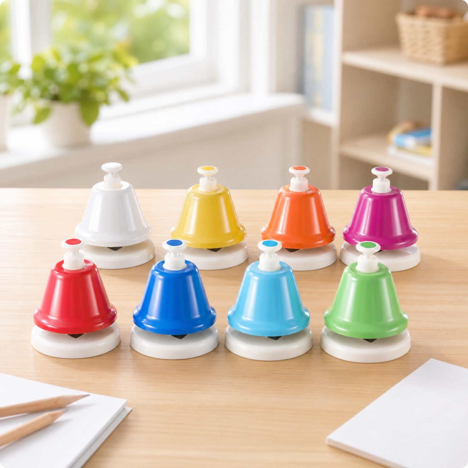 8 Pieces 8-Noten-Handglocken Handlich Percussion Glocken Klassenraum