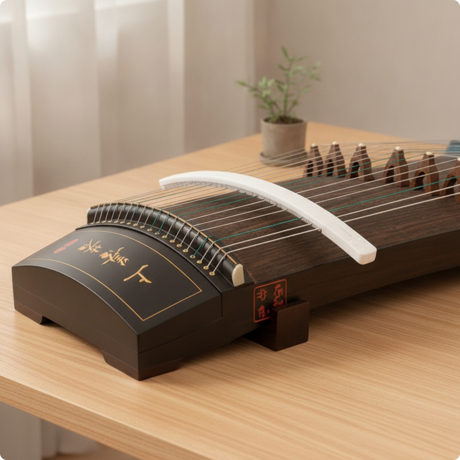 beleuchteter Guzheng-Dämpfer flexibel Saitendämpfer dehnbares Material für