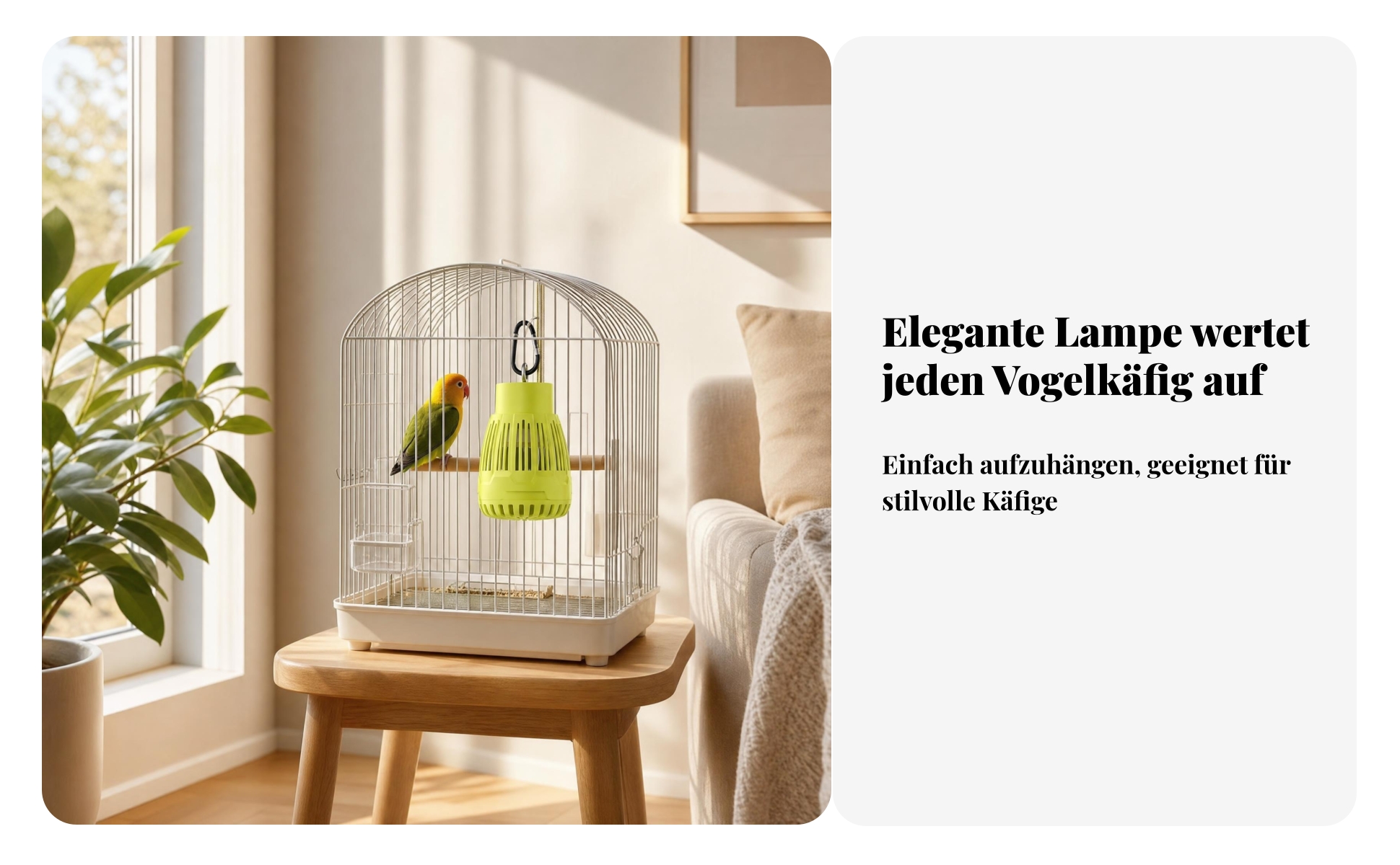 Vogelheizlampe Belüftet Belüftete Heizlampe Hängend