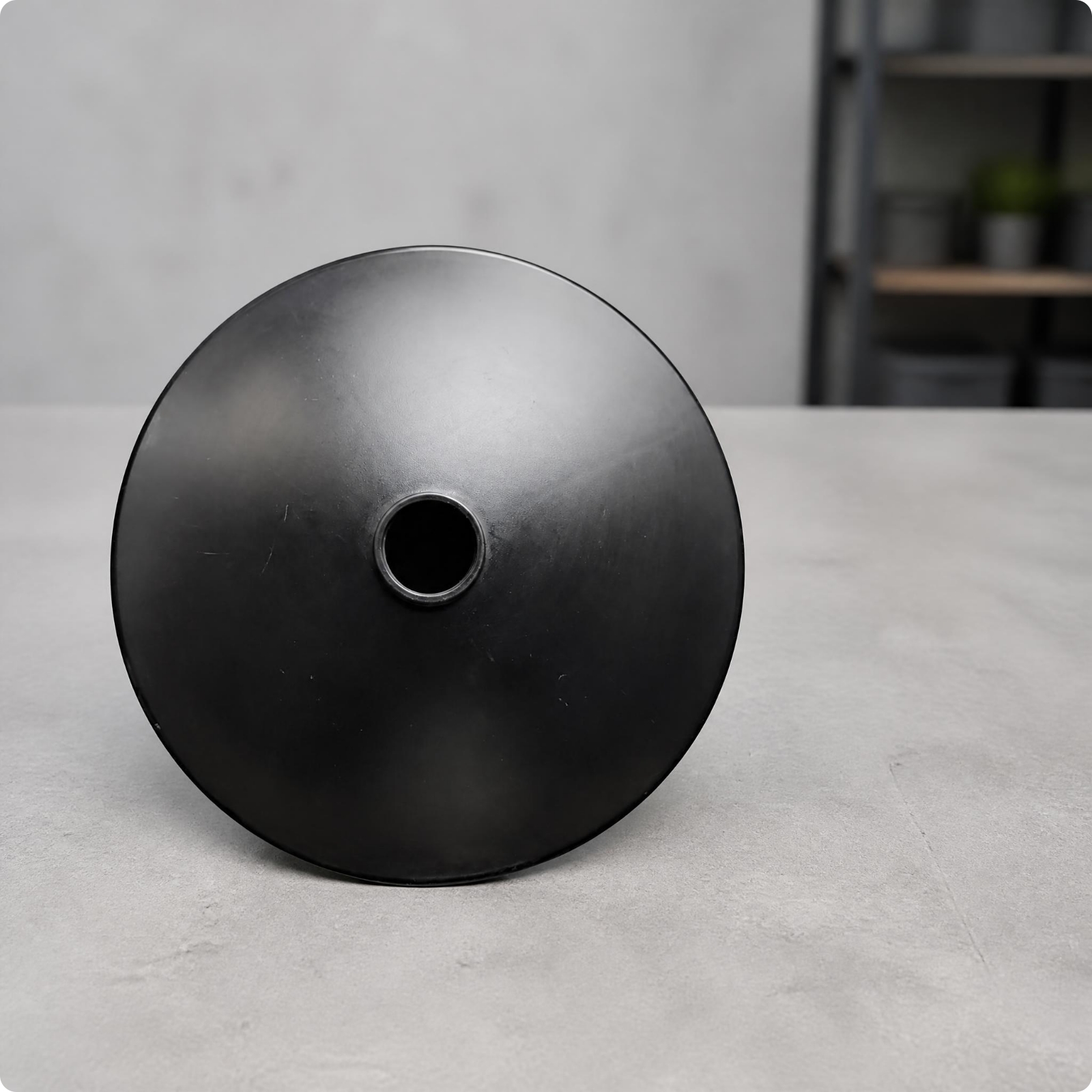 Round Chair Base Central Mounting Opening Round Chair Base Plate Radiating Ribs