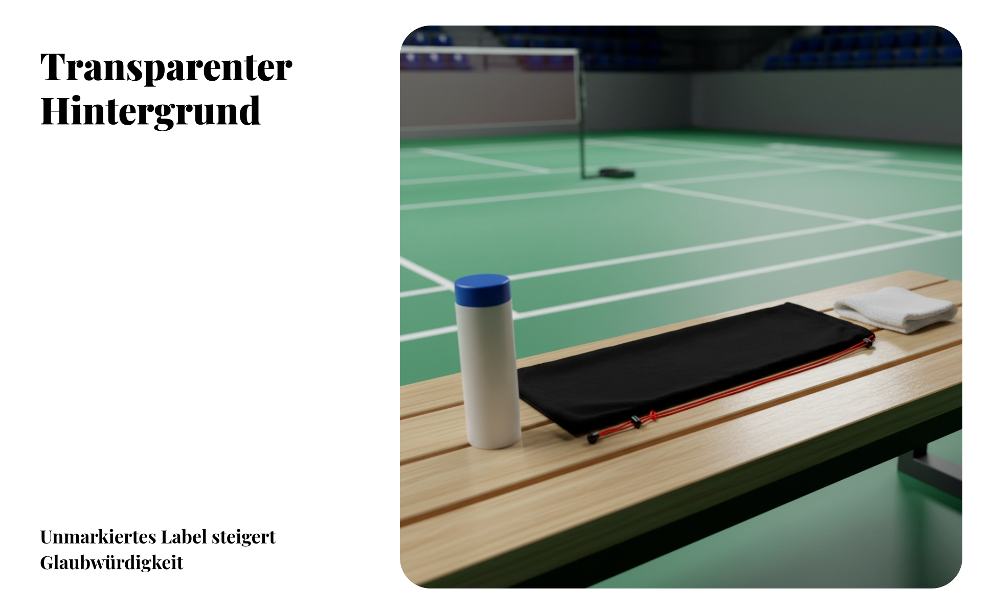 Badminton-Schlägerhülle schwarz Badminton-Schlägerbeutel Stoff