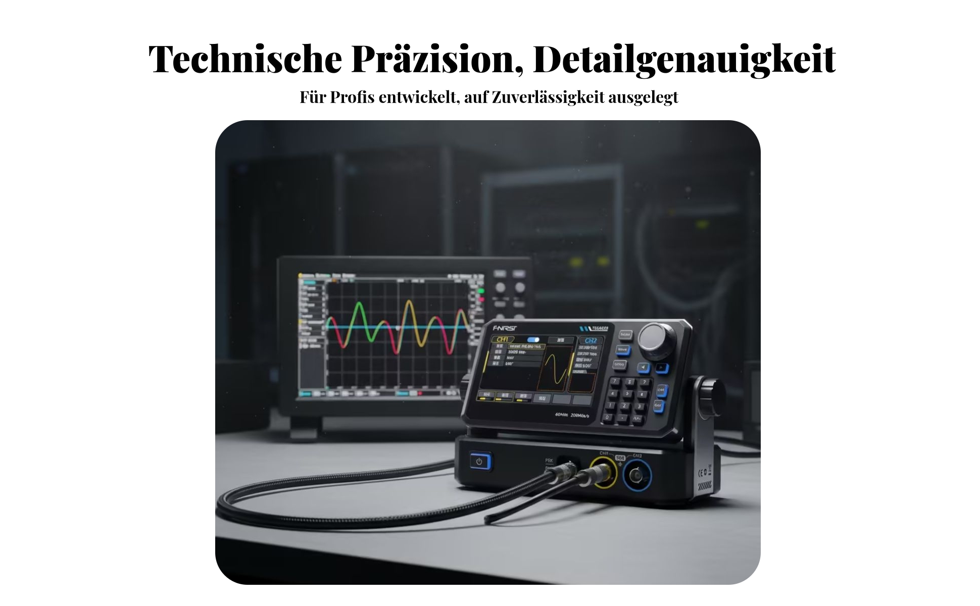 Zweikanal Funktionsgenerator 200MSa/s Arbiträrer Wellenformgenerator 14