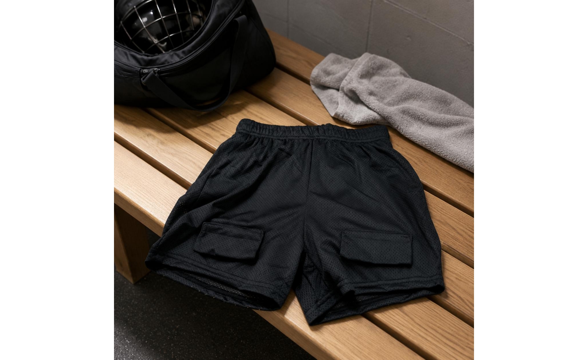 Hockey-Jockstrap-Shorts perforiert Jock Mesh Shorts atmungsaktiv